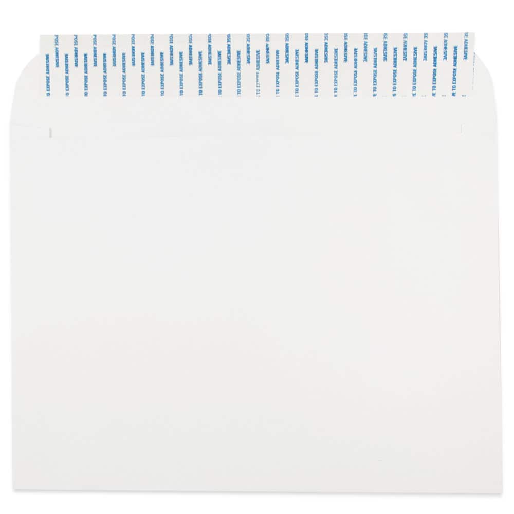 JAM Paper 9.5" x 12.5" White Booklet Commercial Envelopes, 50ct.