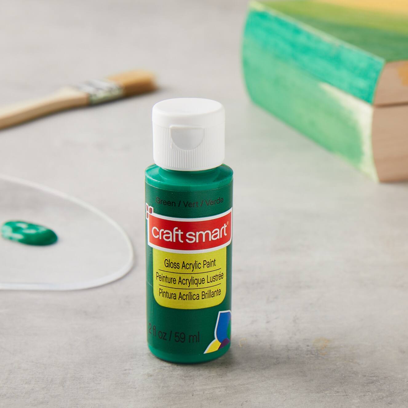 12 Pack: Gloss Acrylic Paint by Craft Smart®, 2oz.