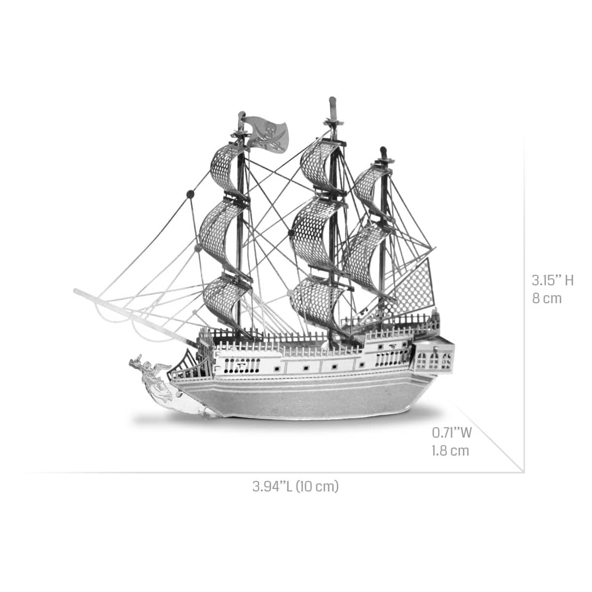 Metal Earth&#xAE; The Black Pearl Steel Model Kit