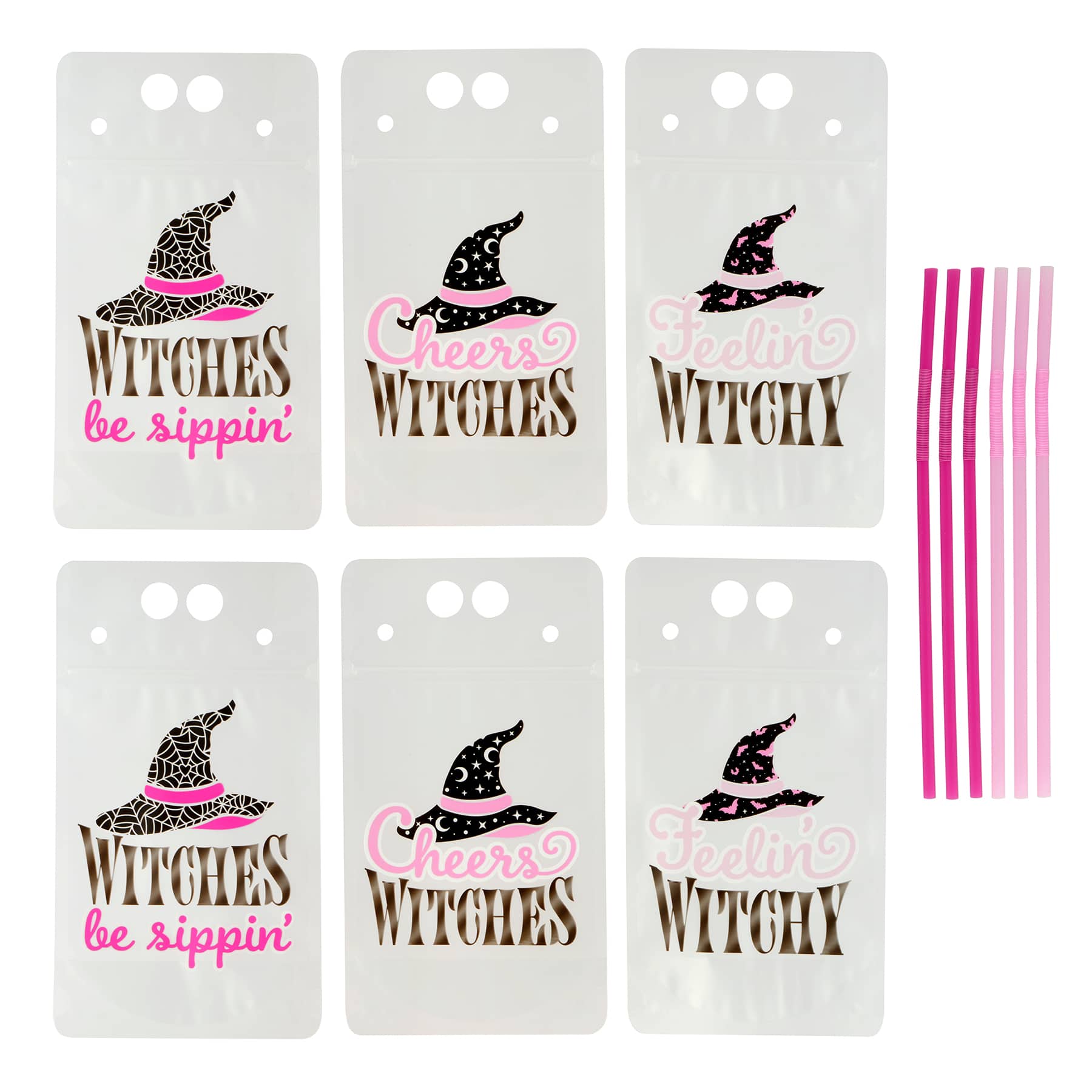 Witch Hat Drink Pouches, 6ct. by Celebrate It&#x2122;