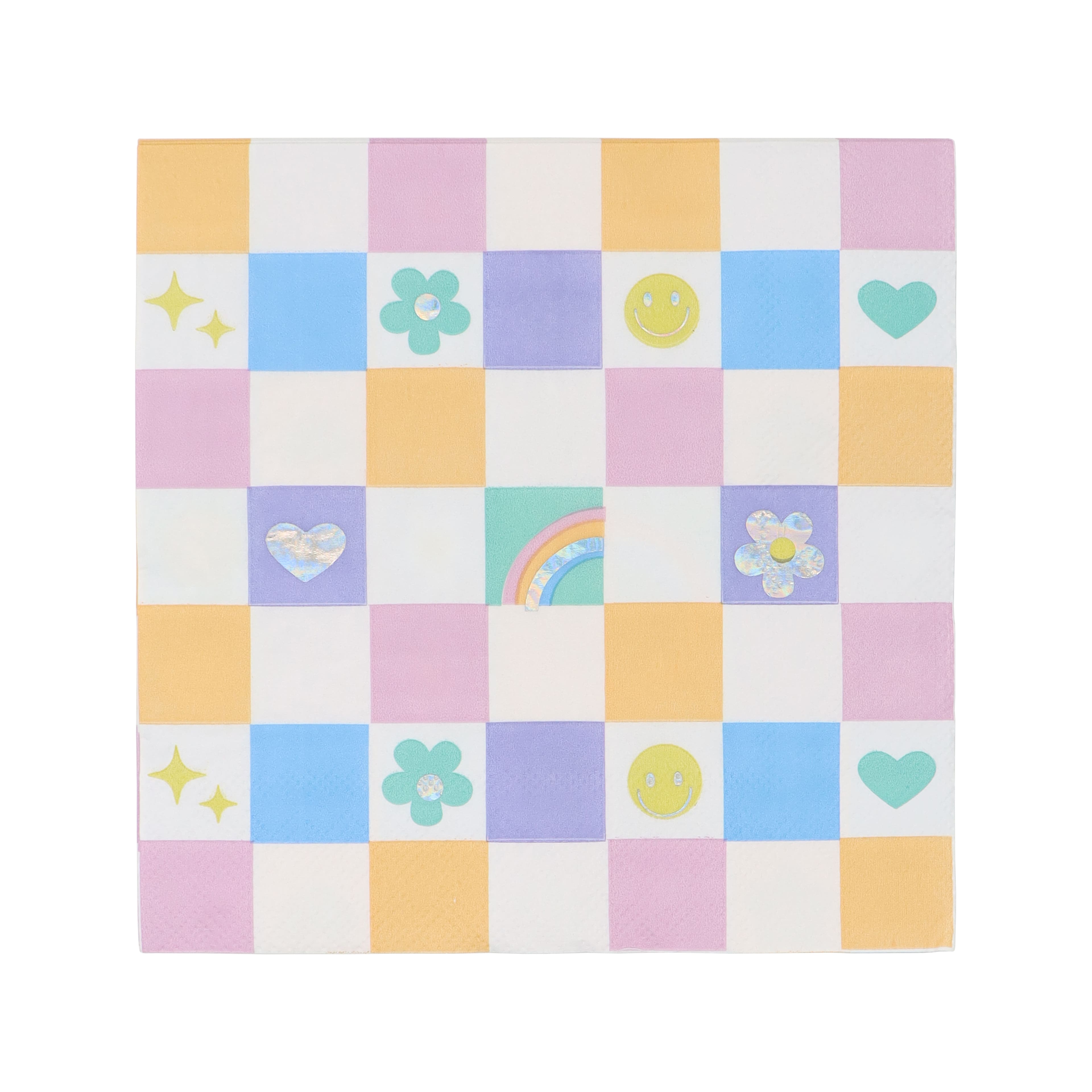 12 Packs: 20 ct. (240 total) Good Vibes Lunch Napkins by Celebrate It™