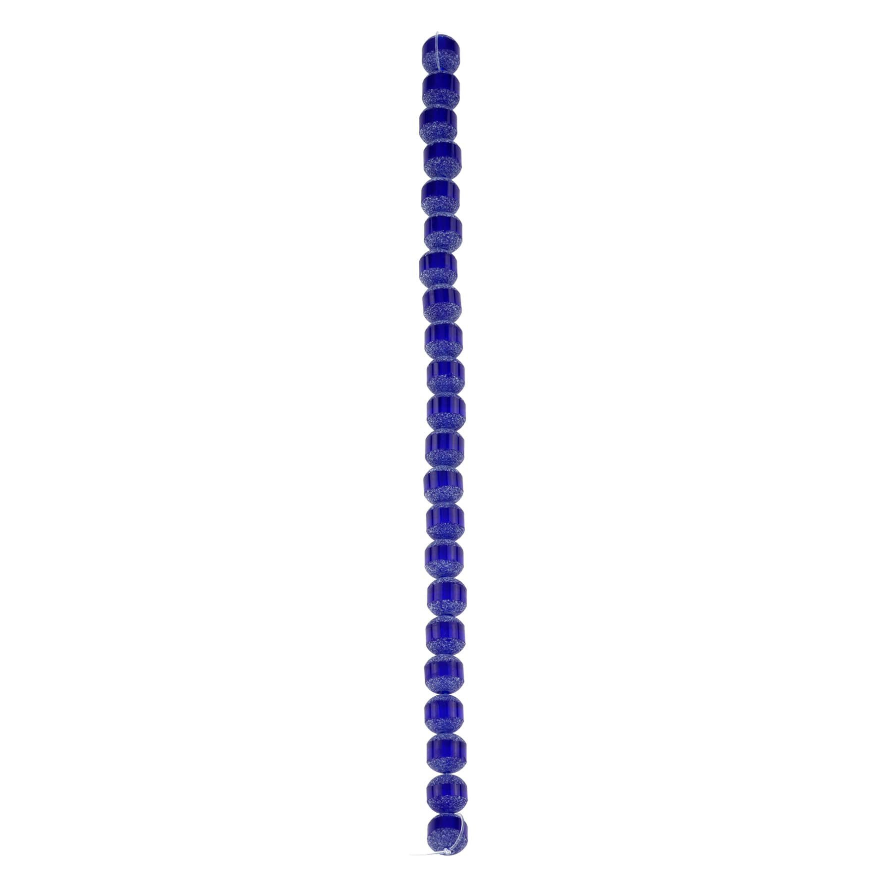 Blue Matte Glass Round Beads, 8mm by Bead Landing&#x2122;