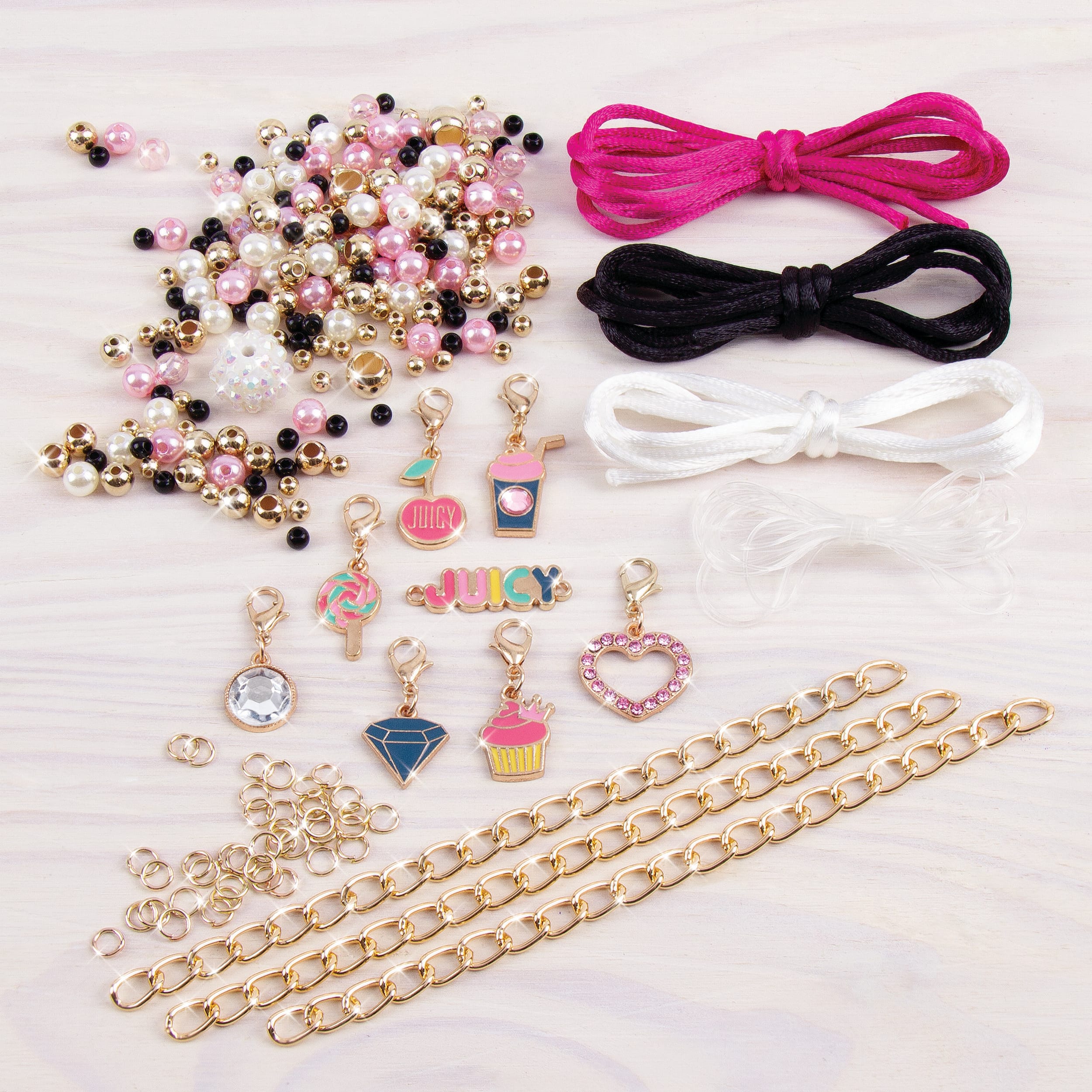 6 Pack: Juicy Couture Make it Real™ Mini Pink & Precious Bracelet Kit