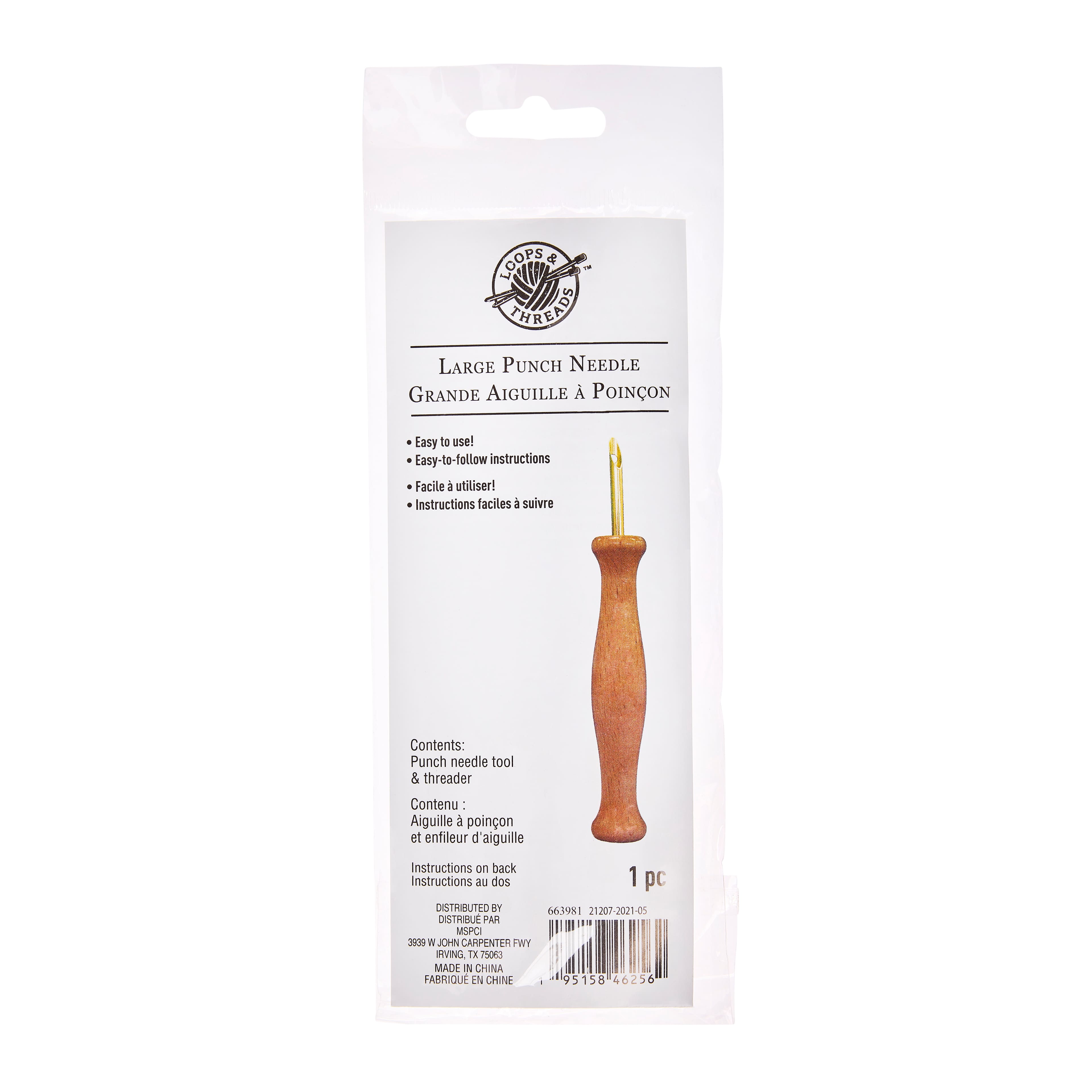 6&#x22; Wood Punch Needle by Loops &#x26; Threads&#xAE;
