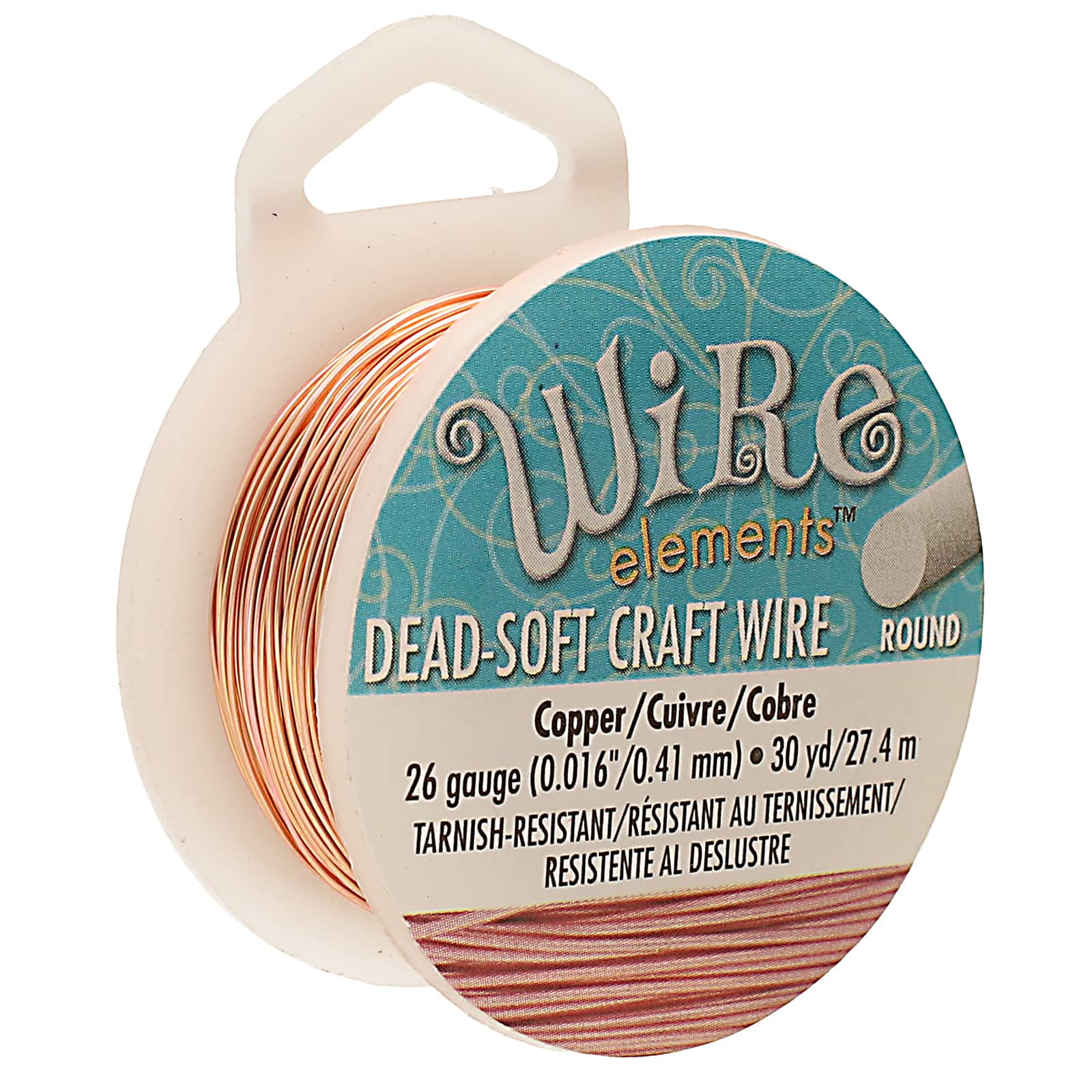The Beadsmith&#xAE; Wire Elements&#x2122; 26 Gauge Tarnish Resistant Soft Temper Wire, 30yd.