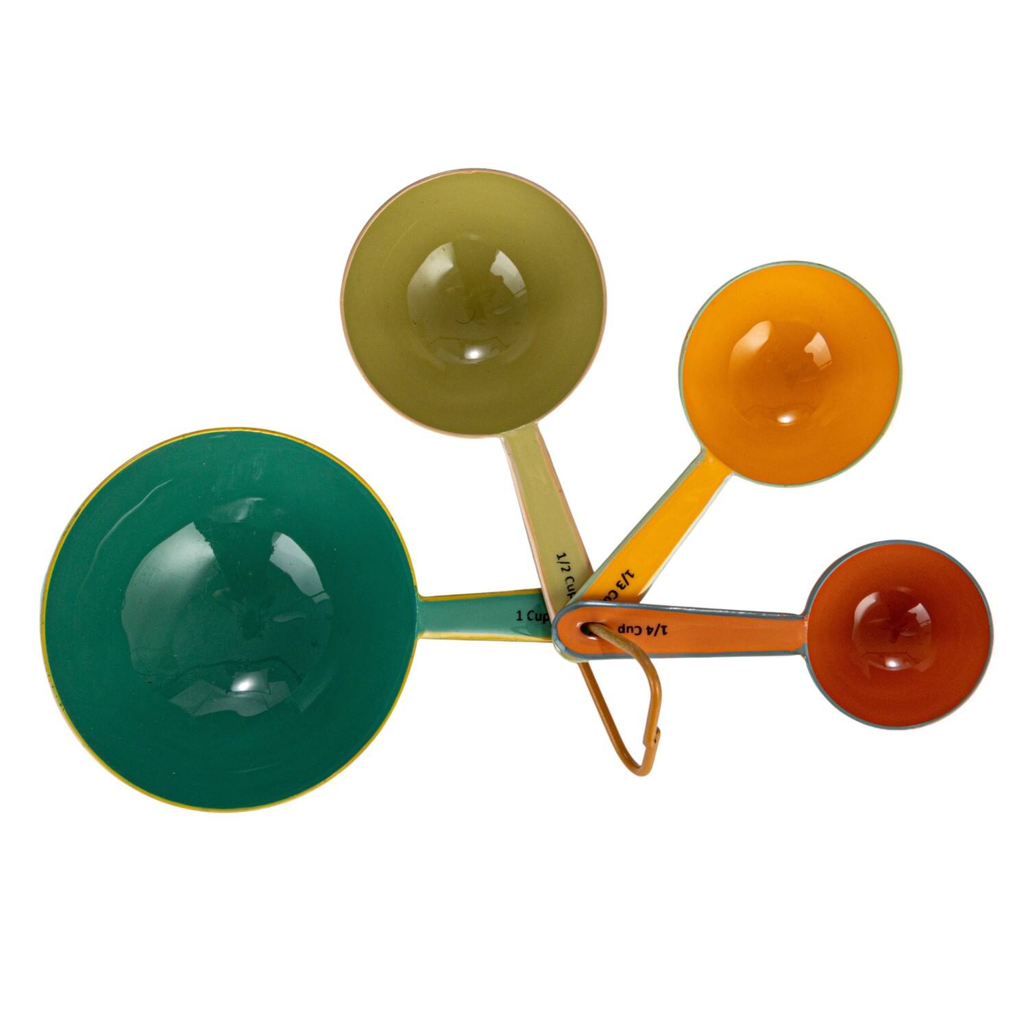 Hello Honey® Multicolor Enameled Stainless Steel Measuring Spoon Set
