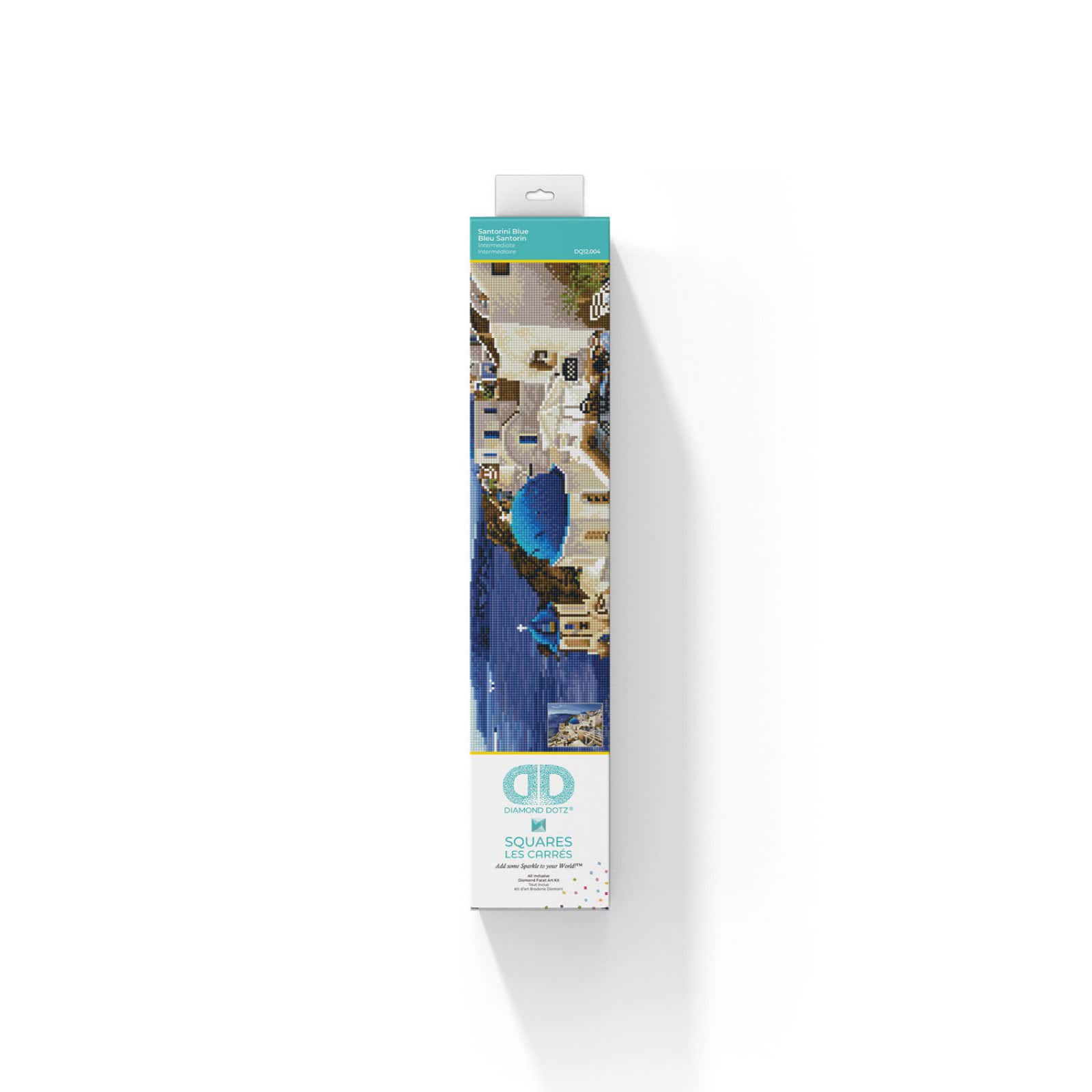 Diamond Dotz&#xAE; Intermediate Santorini Blue Diamond Art Painting Kit