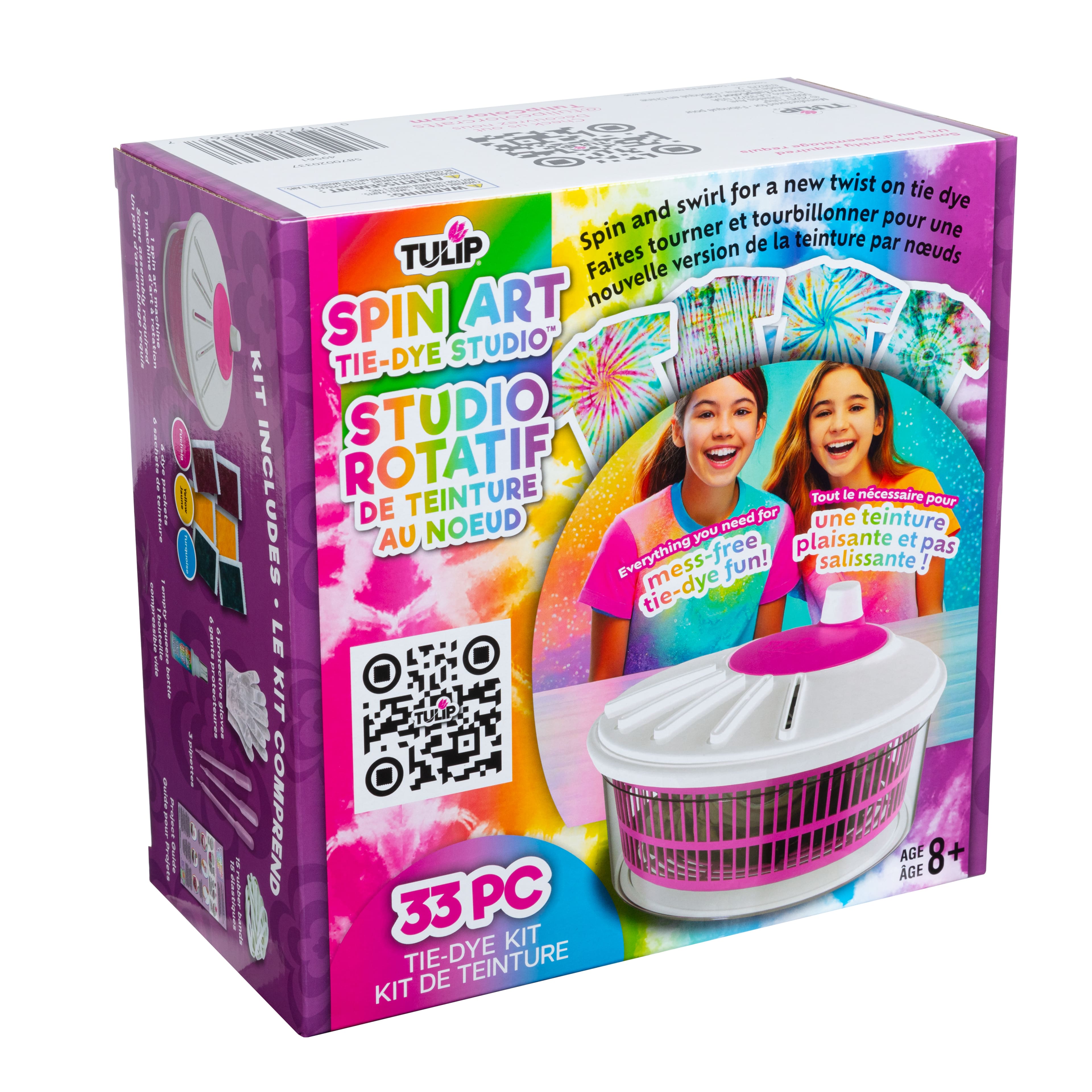 Tulip&#xAE; Spin Art Tie-Dye Studio&#x2122; Kit