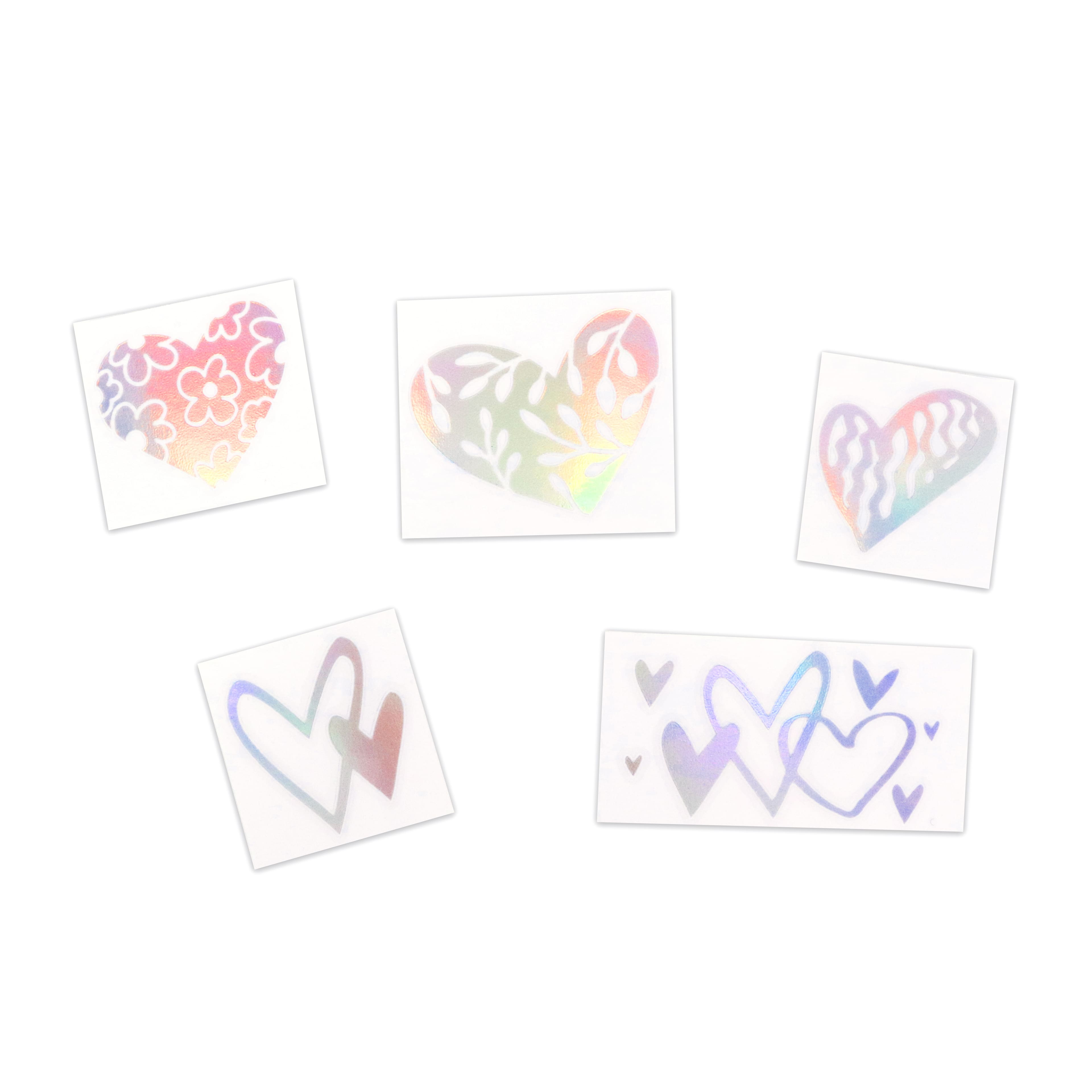 Holographic Heart Icon Cold Transfer Stickers by Recollections&#x2122;