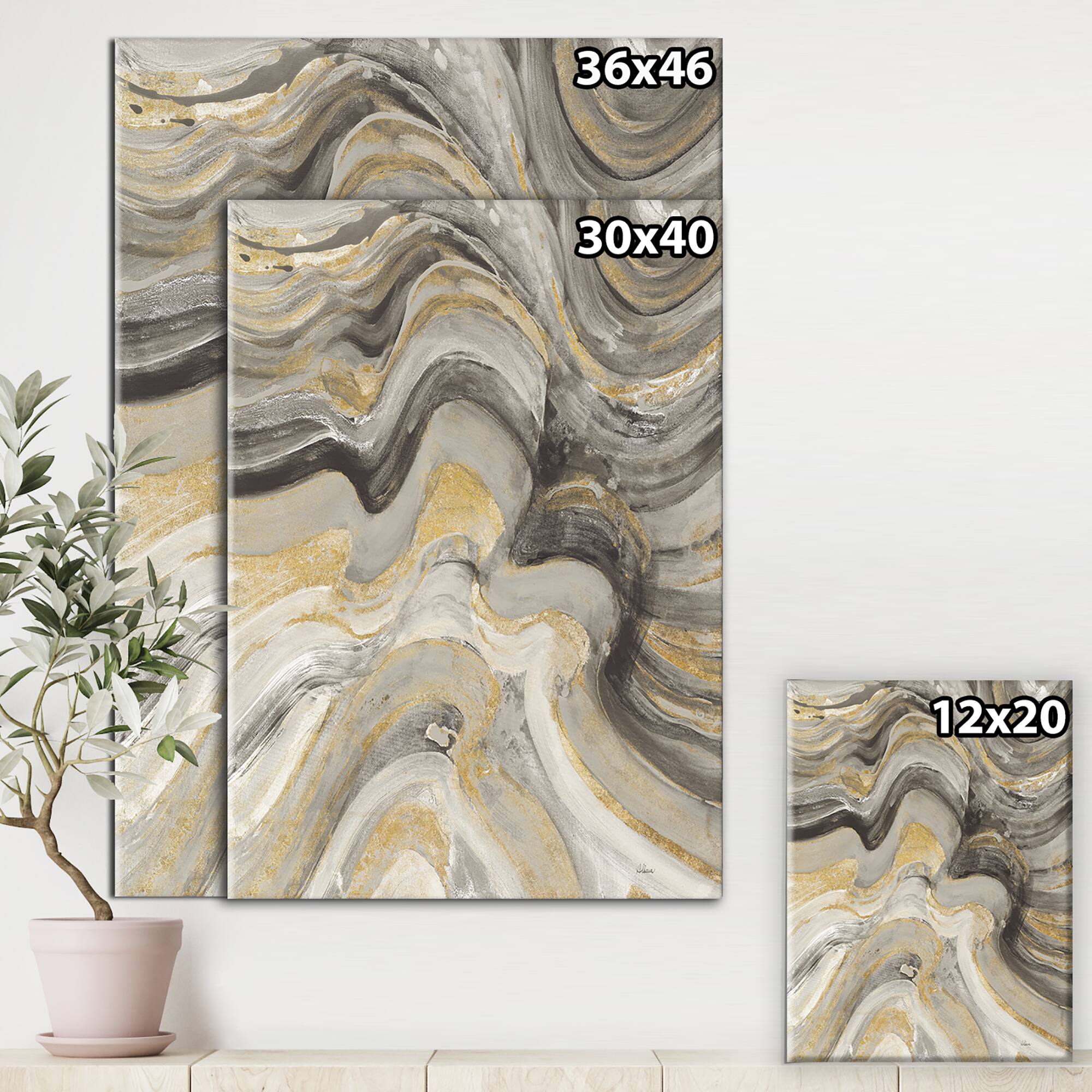 Designart - Glam Gold Canion