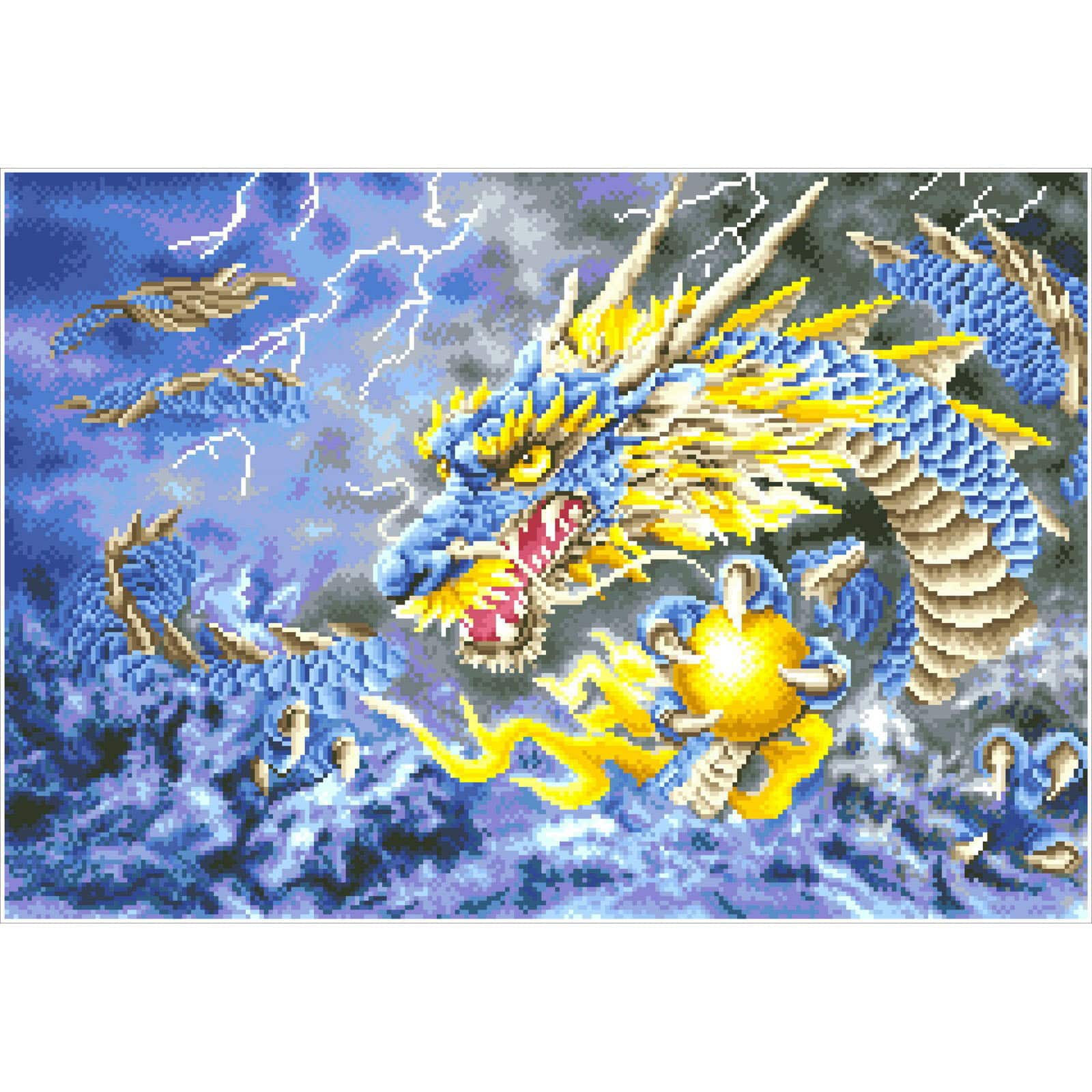 Diamond Dotz&#xAE; Mythical Dragon Diamond Painting Kit