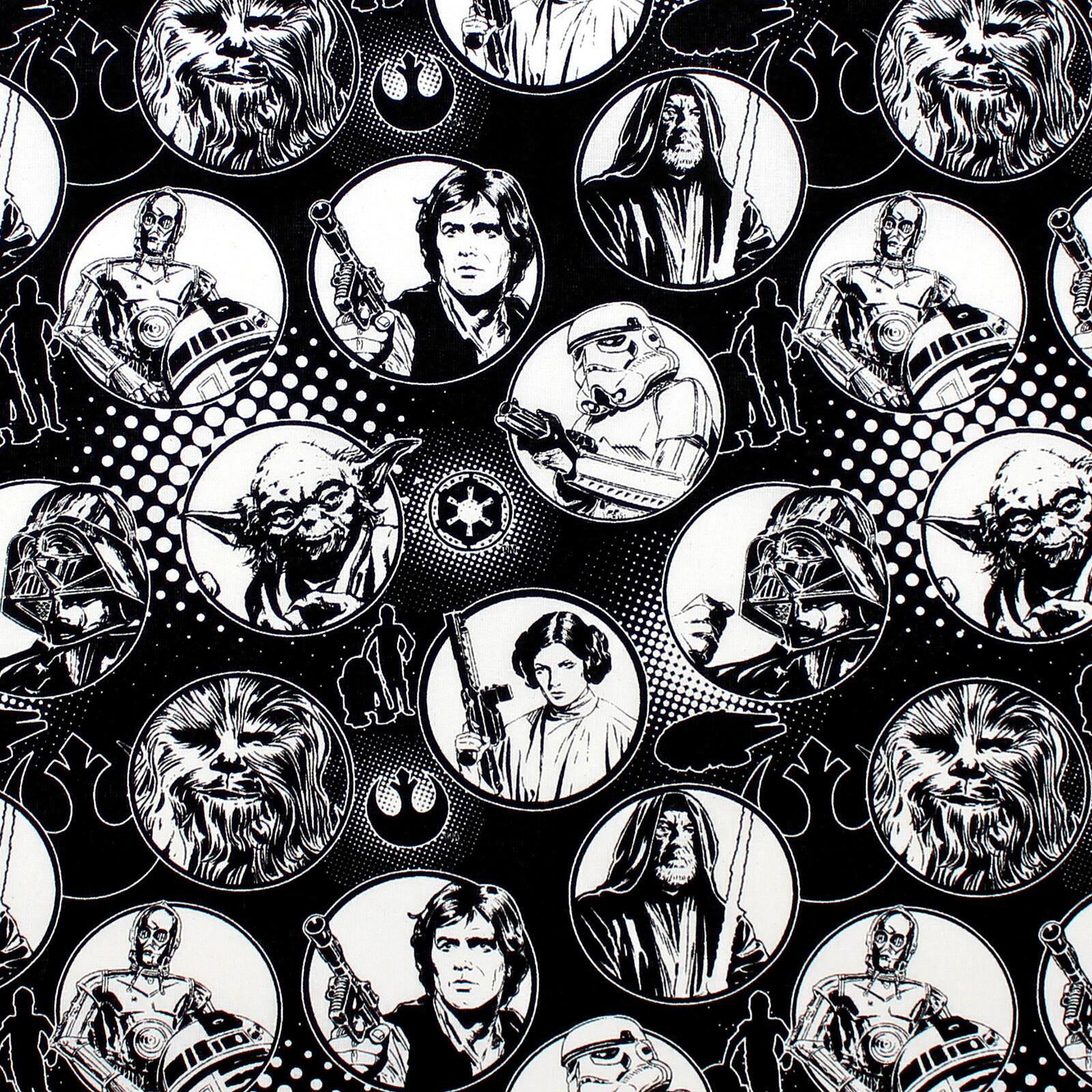 Purchase The Camelot Fabrics Star Wars Characters In Circles Cotton Fabric At Michaels Com