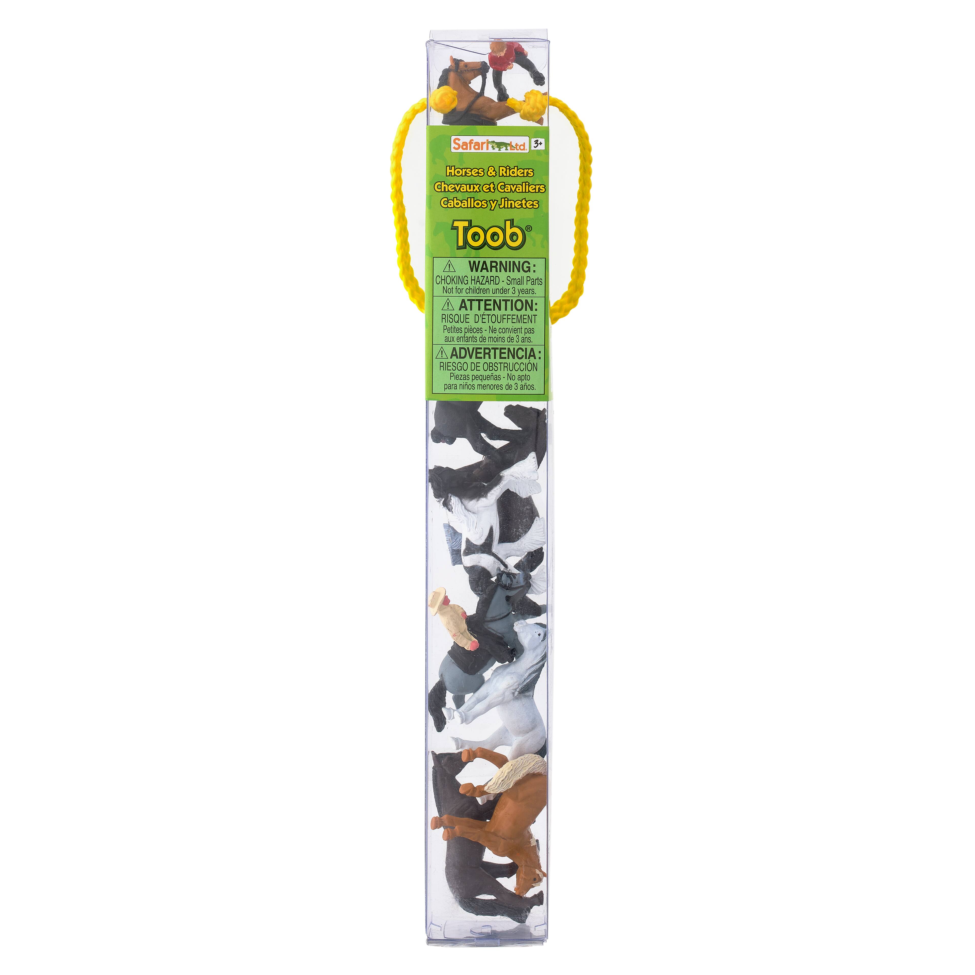 12 Pack: Safari Ltd&#xAE; TOOBS&#xAE; Horses &#x26; Riders Set