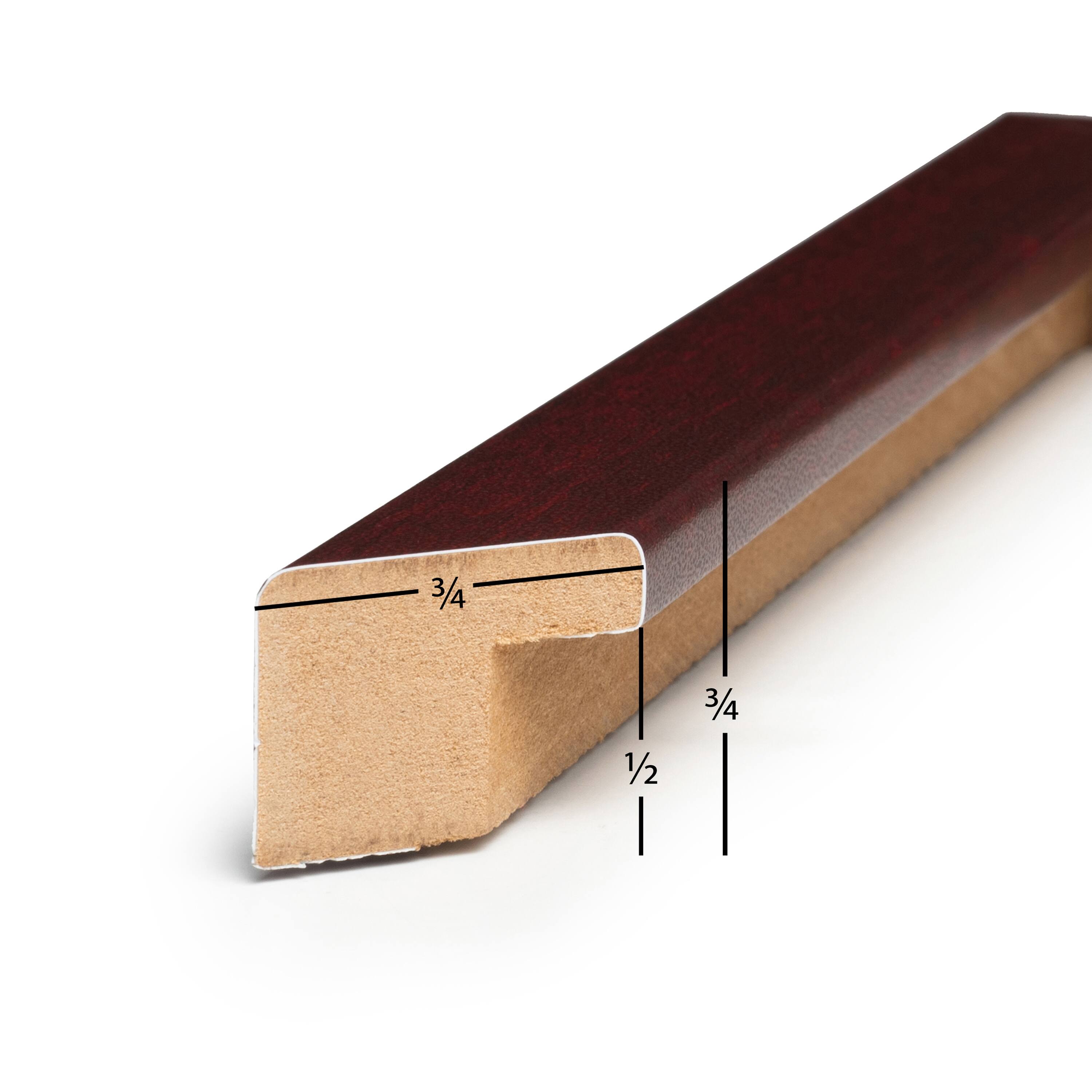 Frame USA Corporate Thin Red Mahogany Single Image Picture Frame