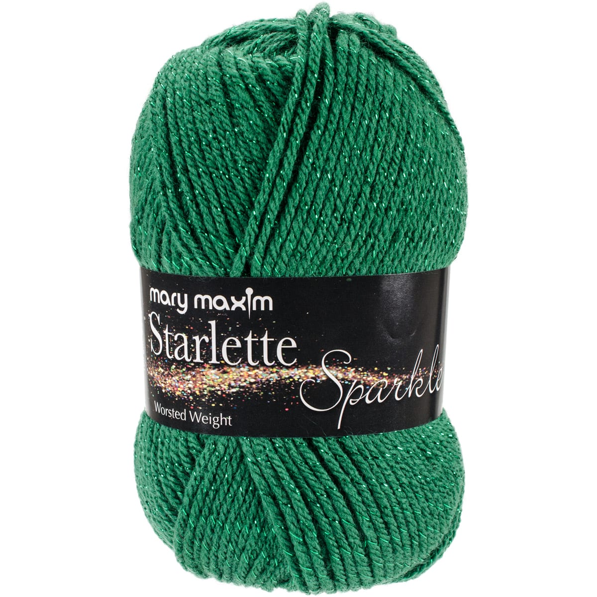 Mary Maxim Starlette Sparkle - White Yarn