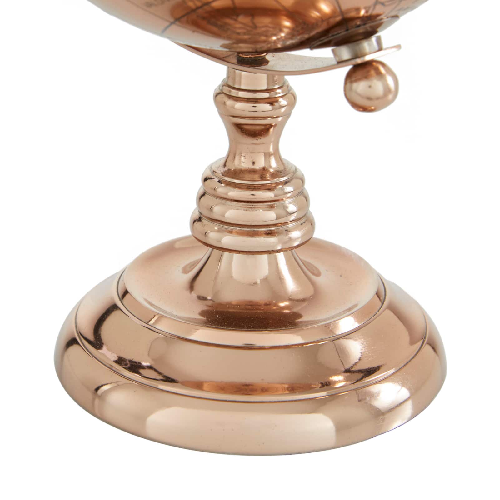 The Novogratz 11&#x22; Rose Gold Aluminum Traditional Globe