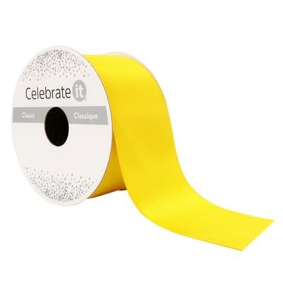 1.5" x 3yd. Satin Double Face Ribbon by Celebrate It™ image