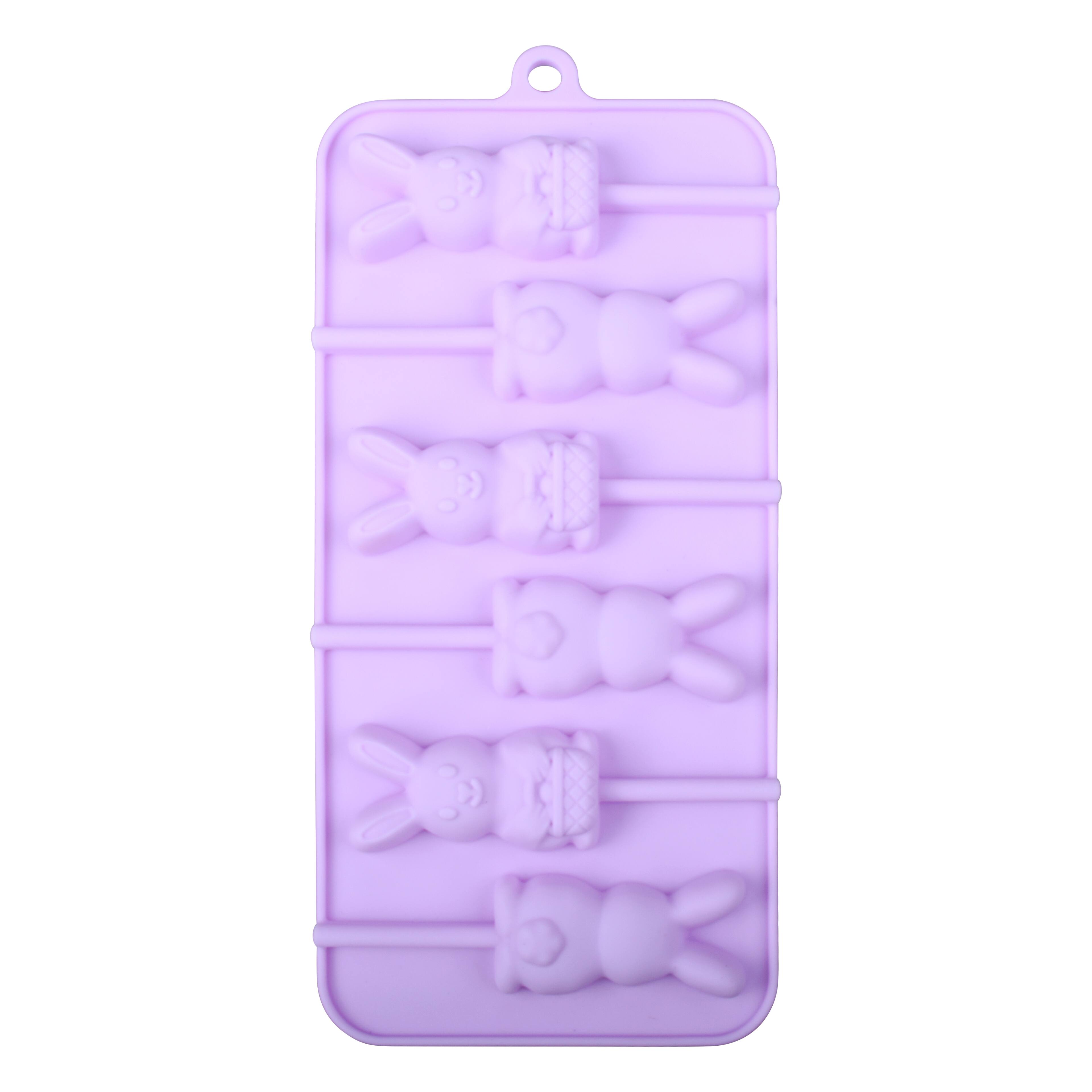 Easter Rabbit Lollipops Silicone Candy Mold by Celebrate It&#xAE;