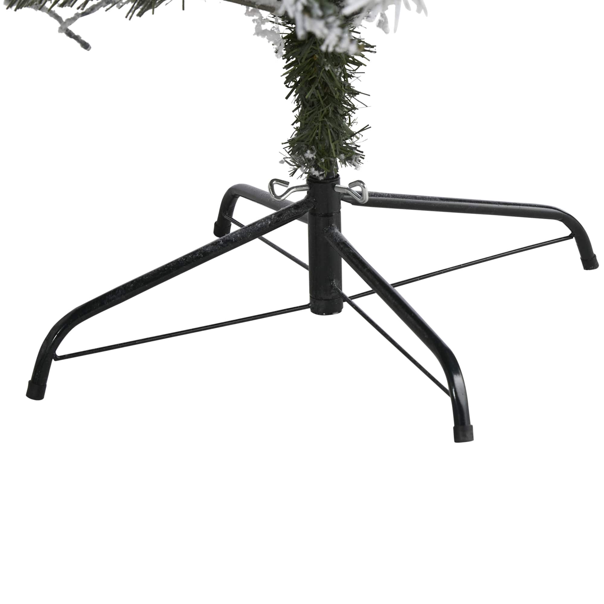 7ft. Pre-Lit White River Mountain Pine Artificial Christmas Tree, Clear LED Lights