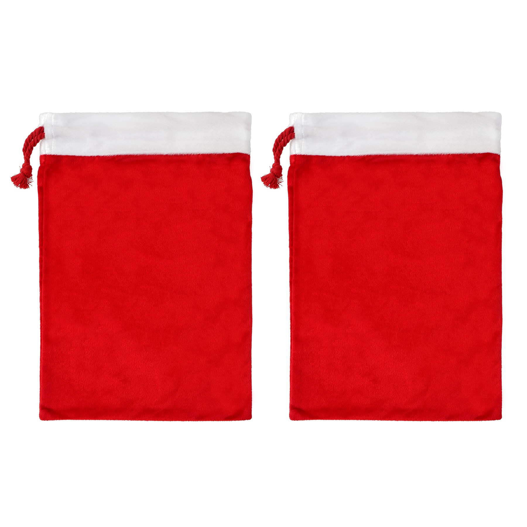 Medium Red Velvet Santa Sack Set by Celebrate It™