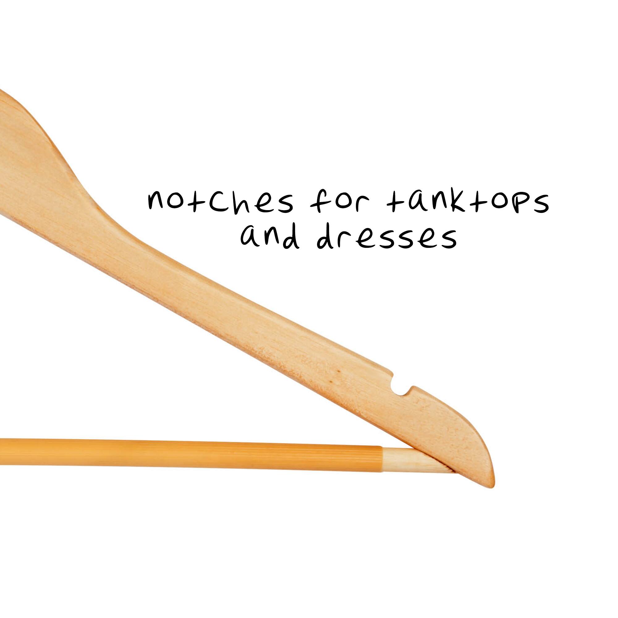 Honey Can Do Maple Wood Hangers, 24ct.