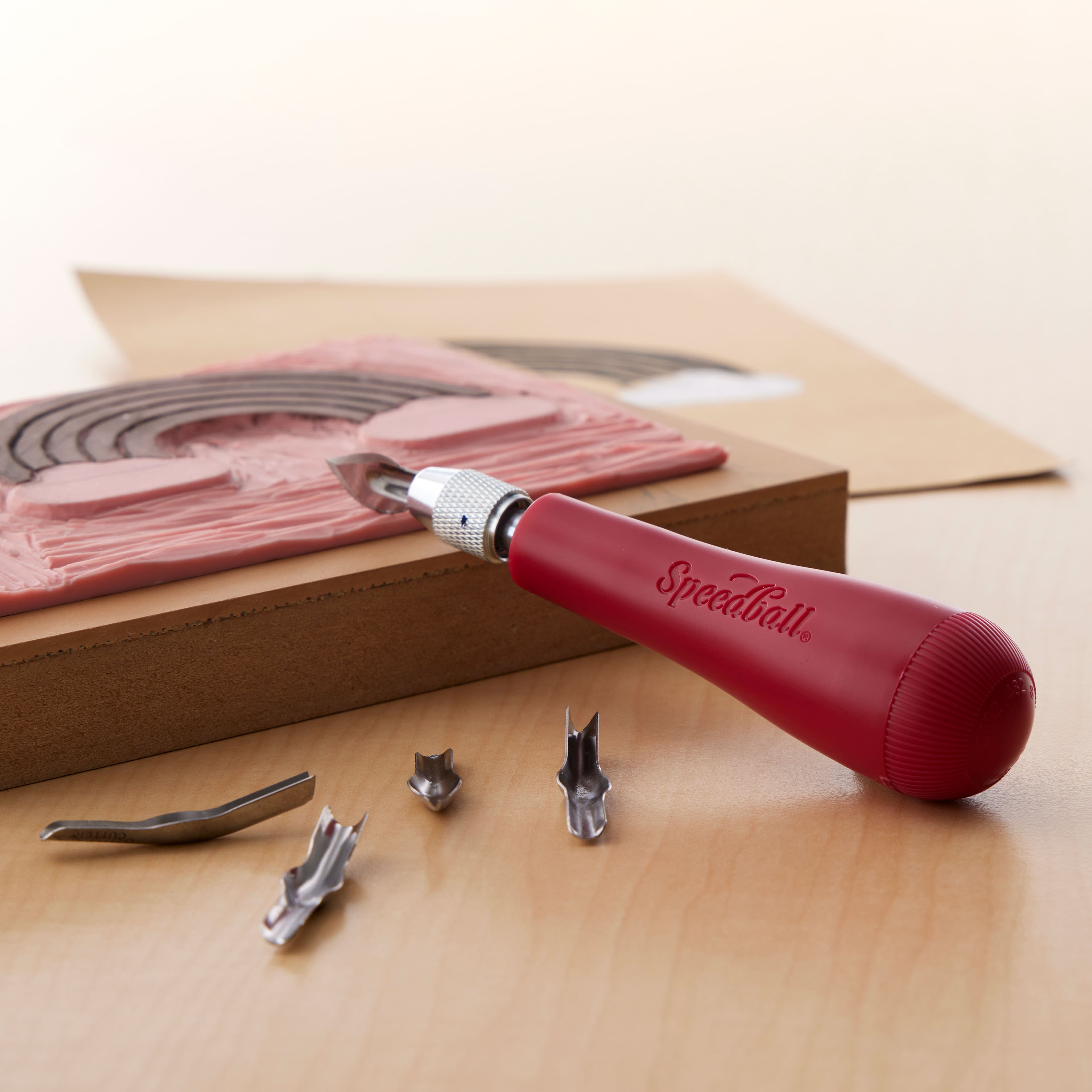 Speedball No. 1 Lino Cutter with Assorted Blades – K. A. Artist Shop