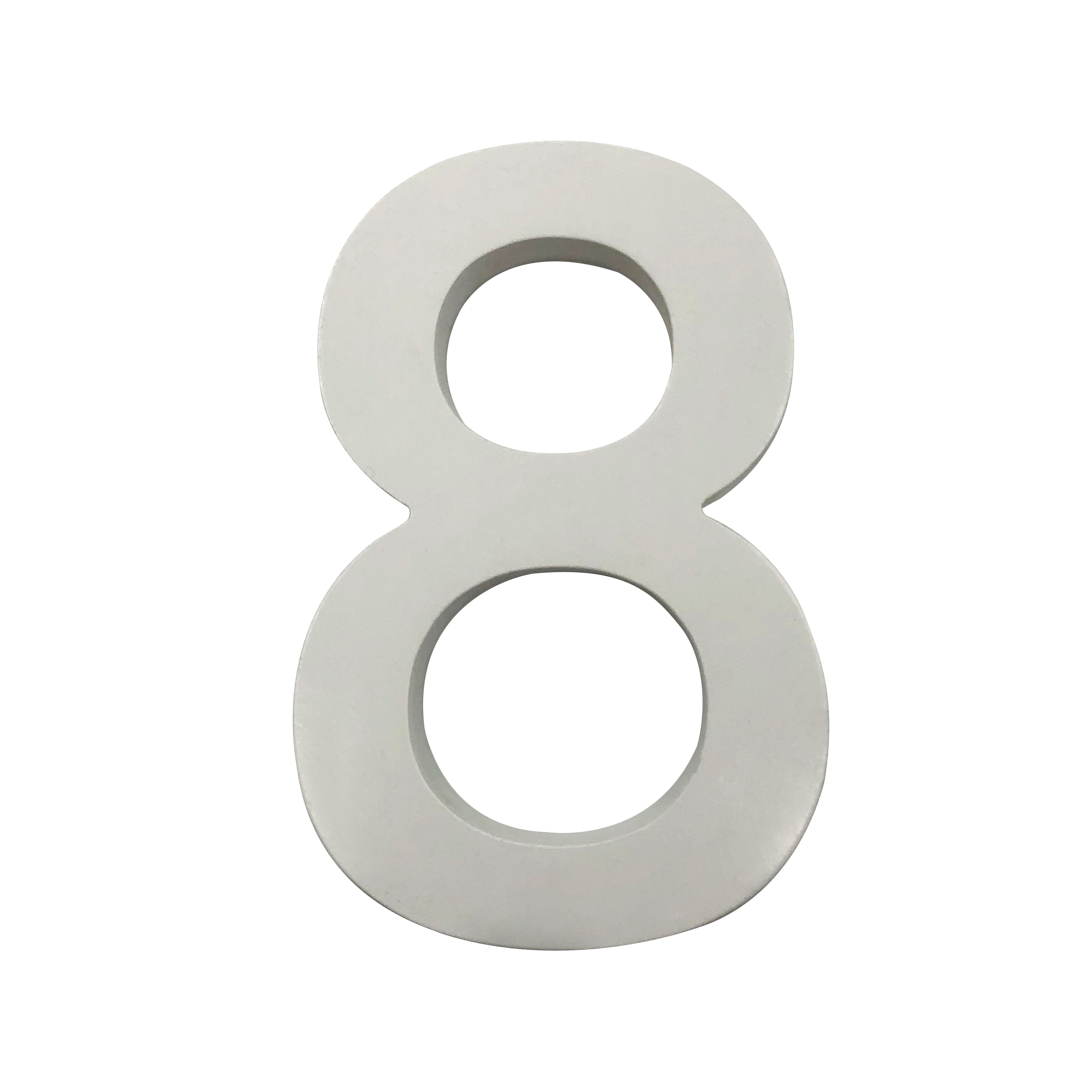 White MDF Number by Make Market&#xAE;