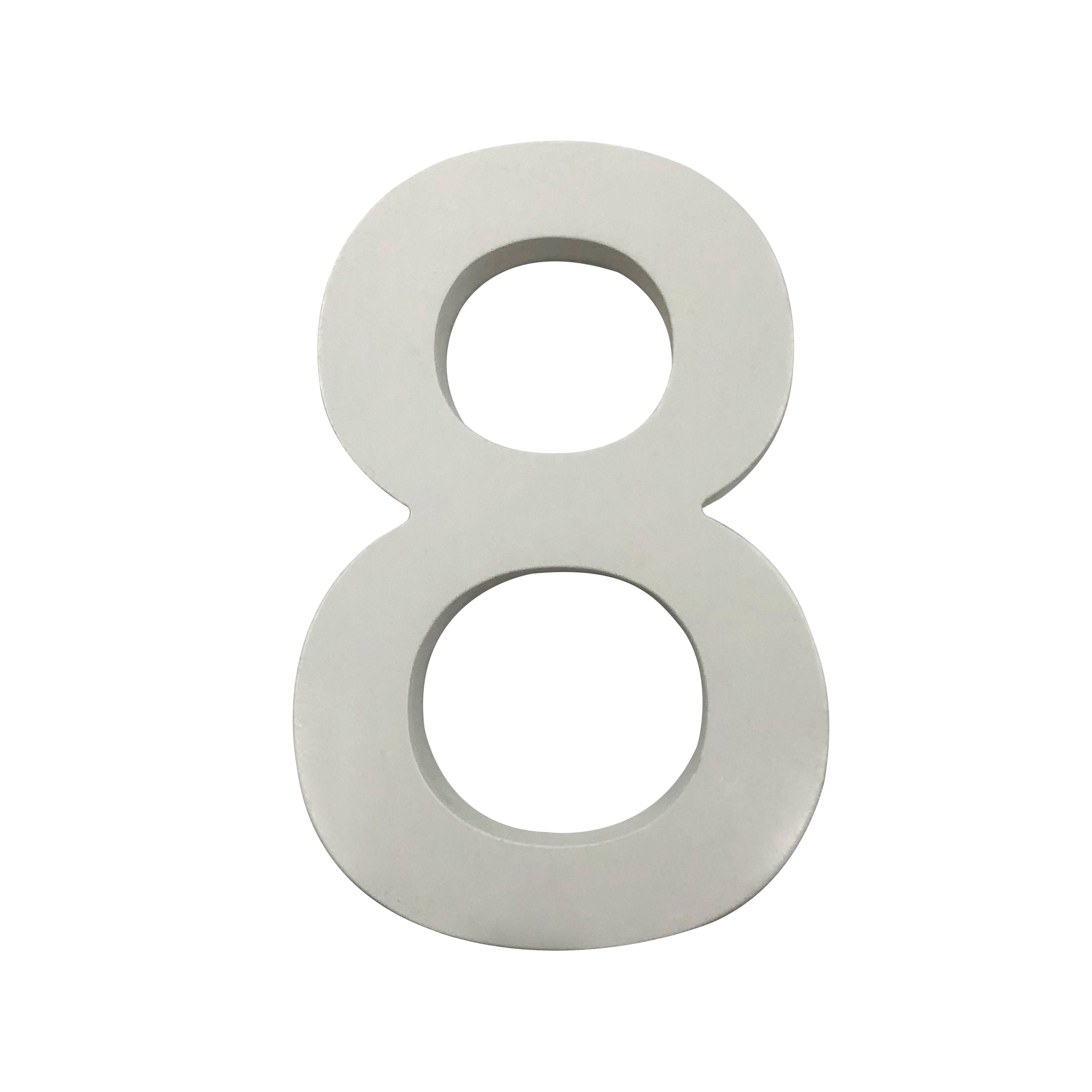 White MDF Number by Make Market®