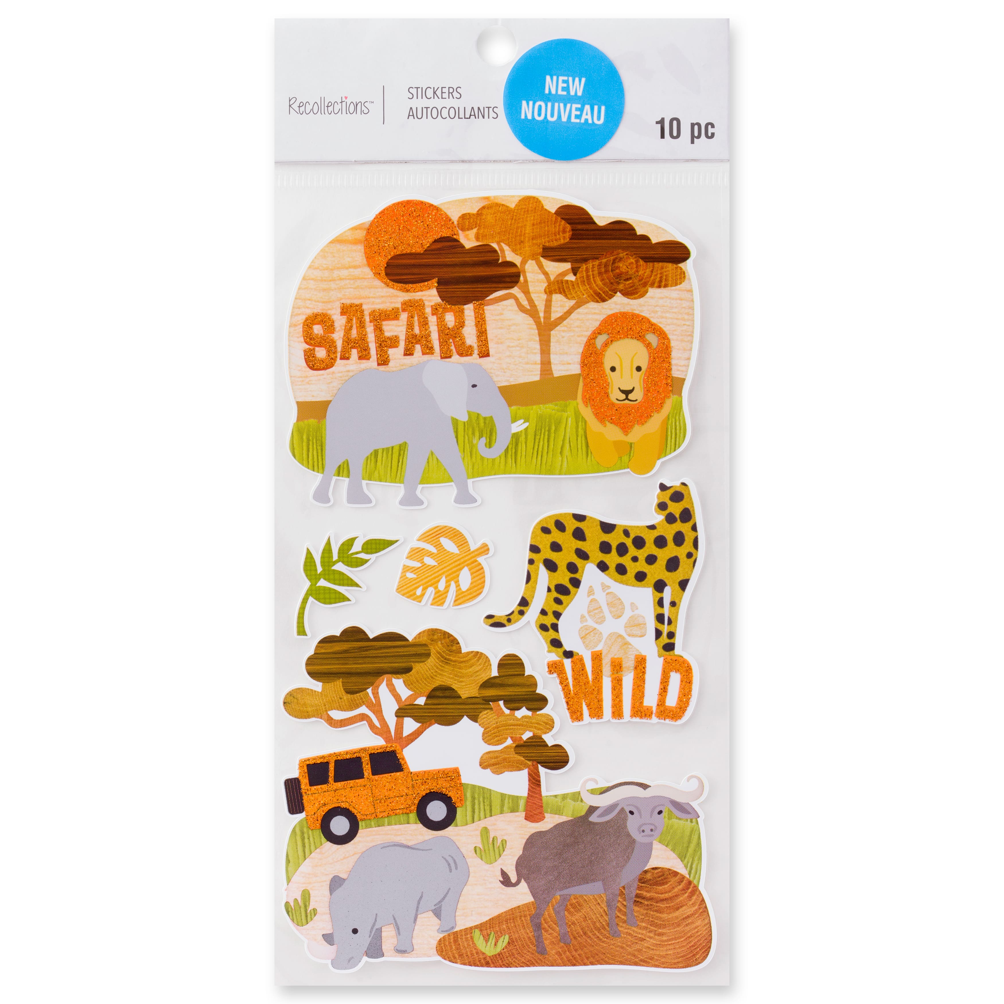 Safari Dimensional Stickers by Recollections&#x2122;