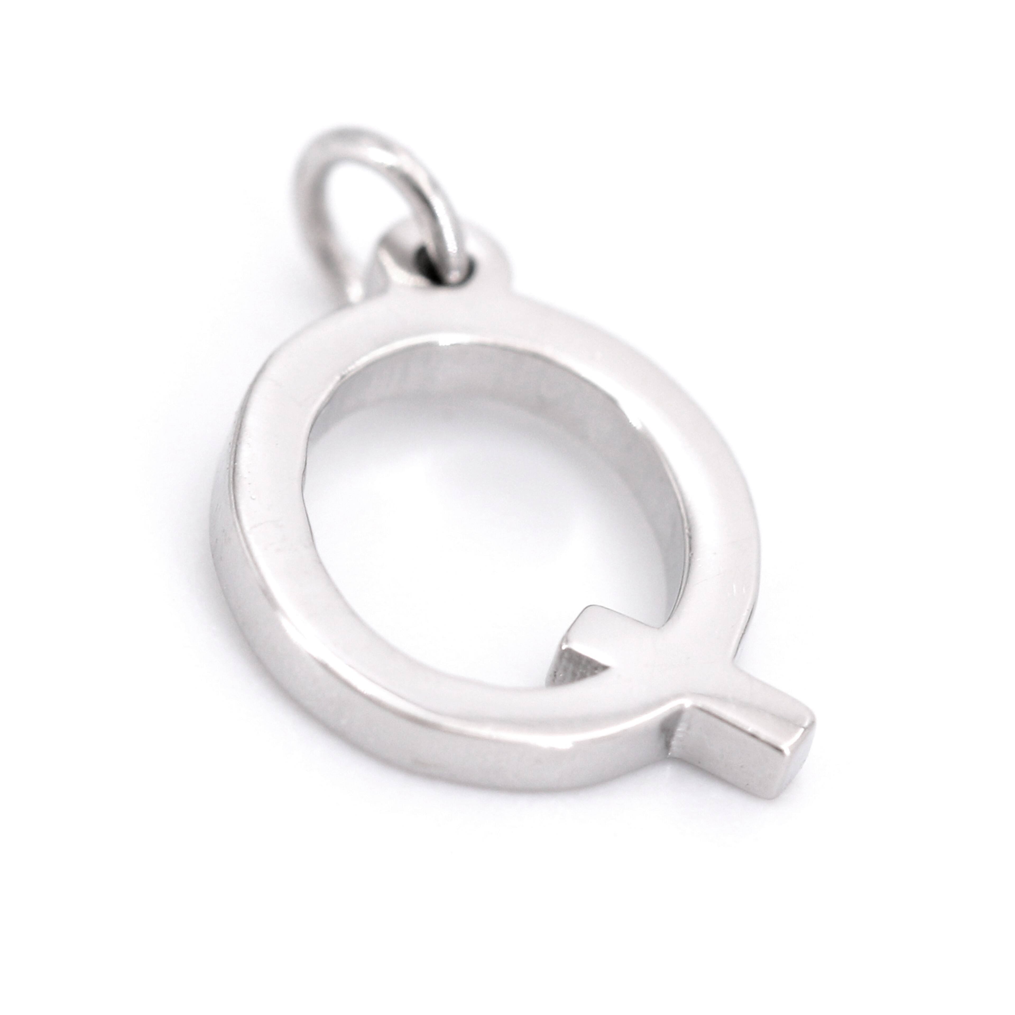 12 Pack: Sterling Silver Alphabet Charm by Bead Landing™