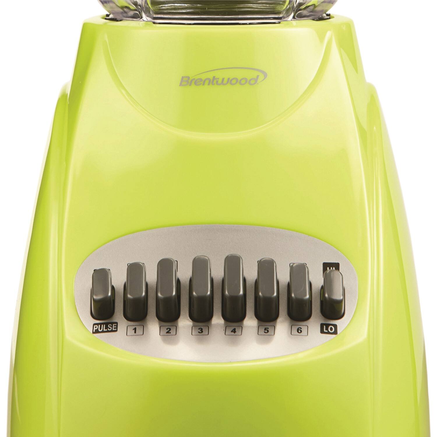 Brentwood Lime Green 12-Speed + Pulse Electric Blender