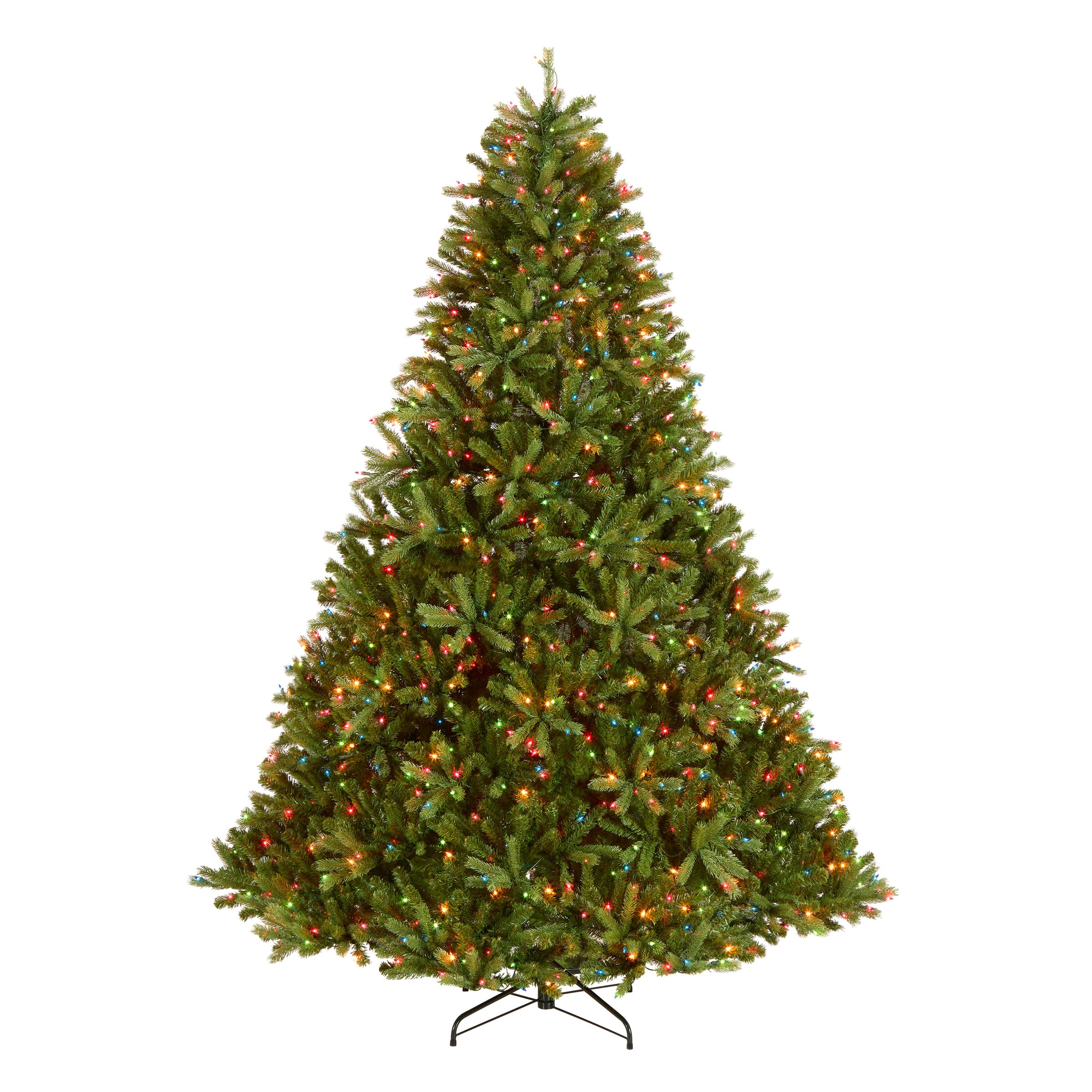7.5ft. Pre-Lit Jersey Fraser Fir Artificial Christmas Tree, Multicolor Lights