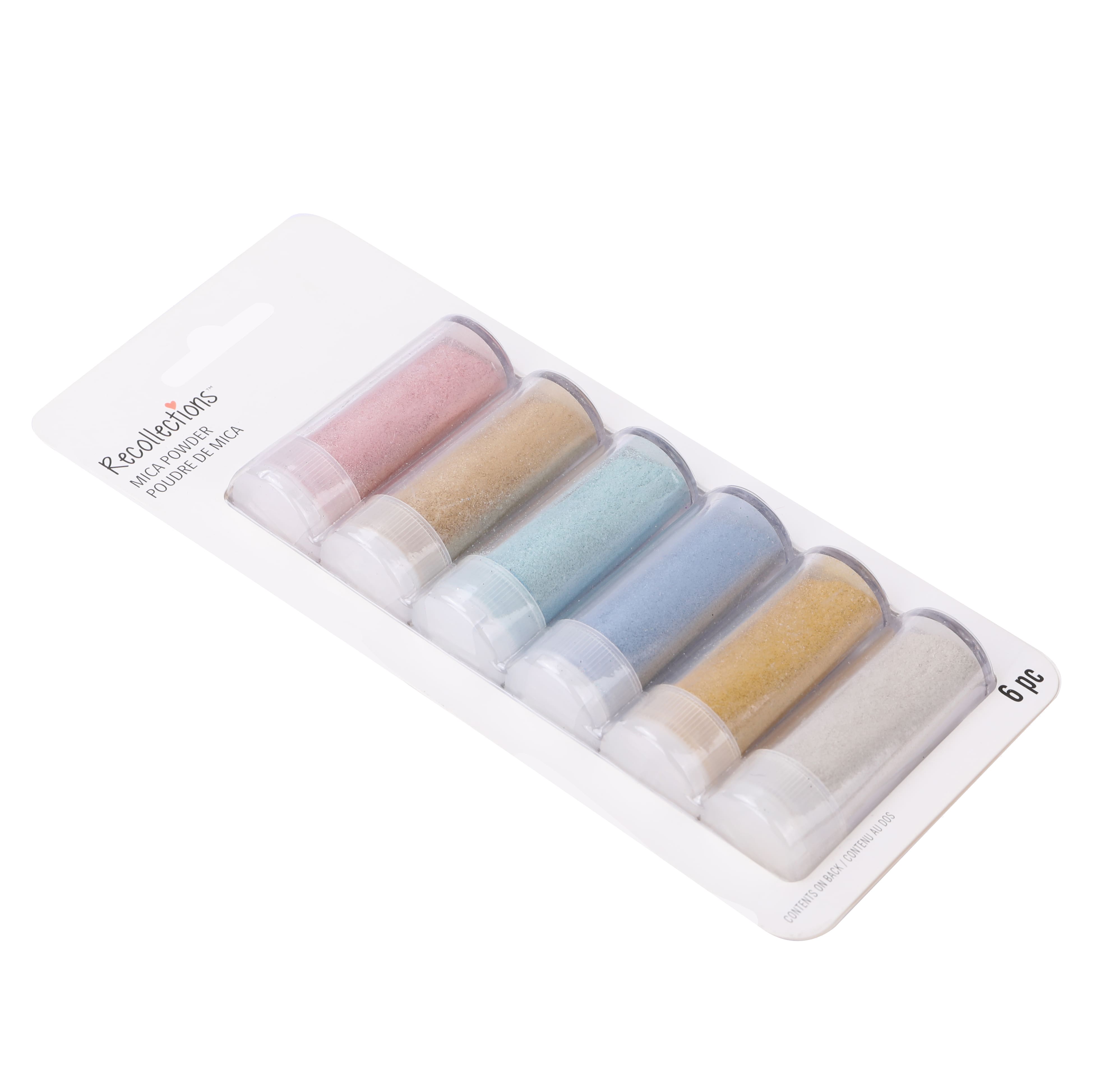 6 Packs: 6 ct. (36 total) Pastel Mica Powder by Recollections&#x2122;