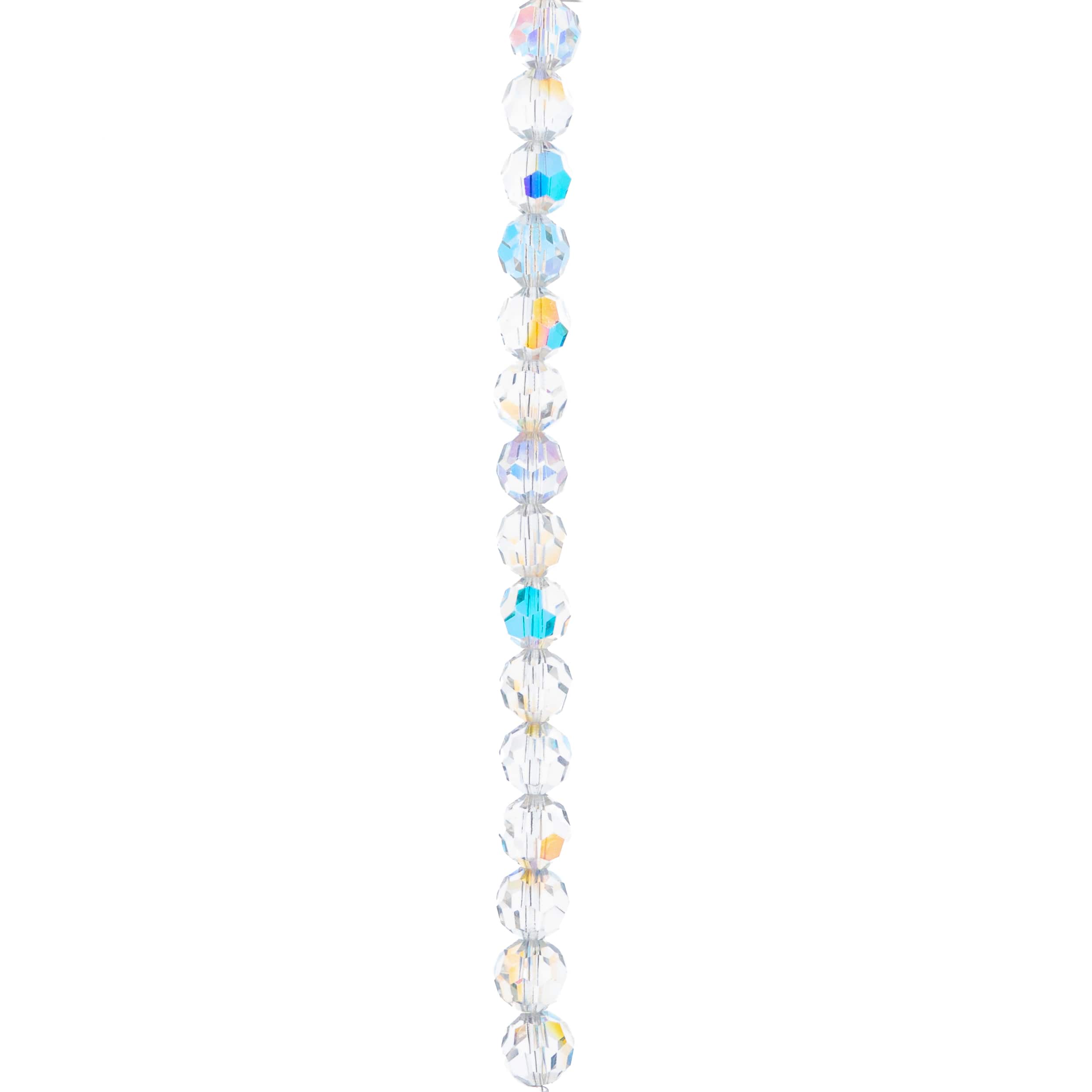 Preciosa Glass Crystal Round Beads, 8mm by Bead Landing&#x2122;