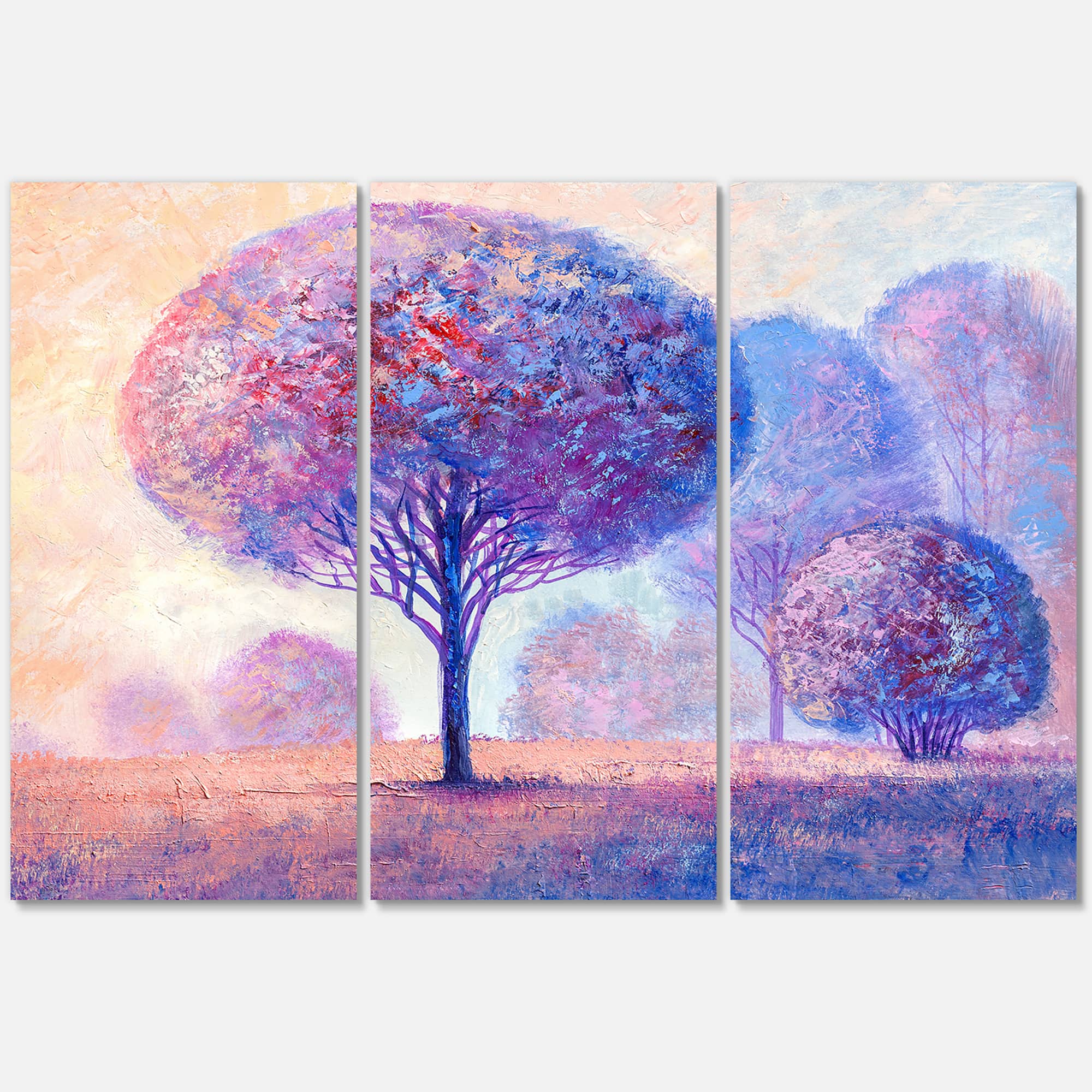Designart - Colourful Trees Impression II