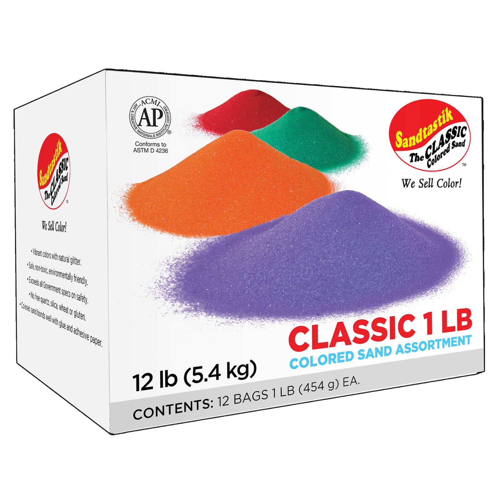 Sandtastik® Classic Colored Sand Assortment 2, 12ct.