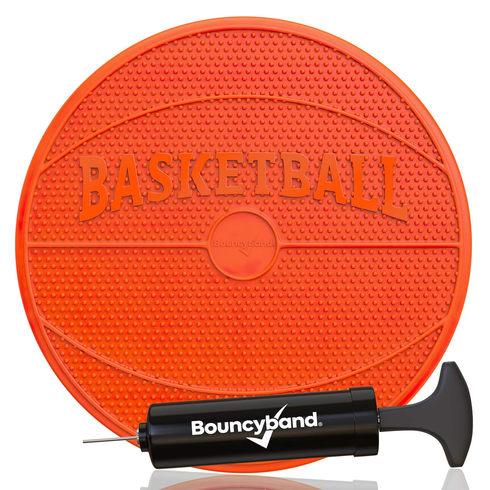 Bouncyband&#xAE; Orange Basketball Wiggle Seat Sensory Cushion