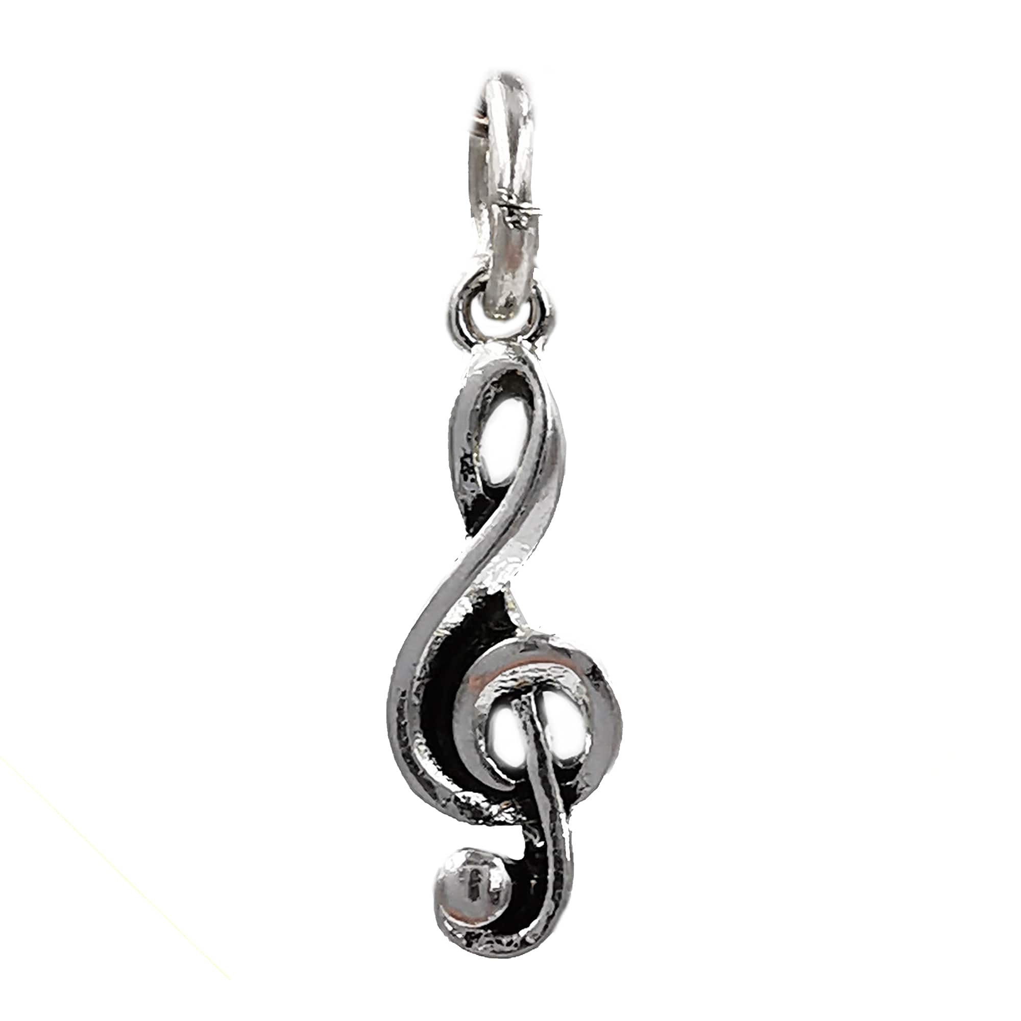 Charmalong&#x2122; Silver Plated Music Charm by Bead Landing&#x2122;