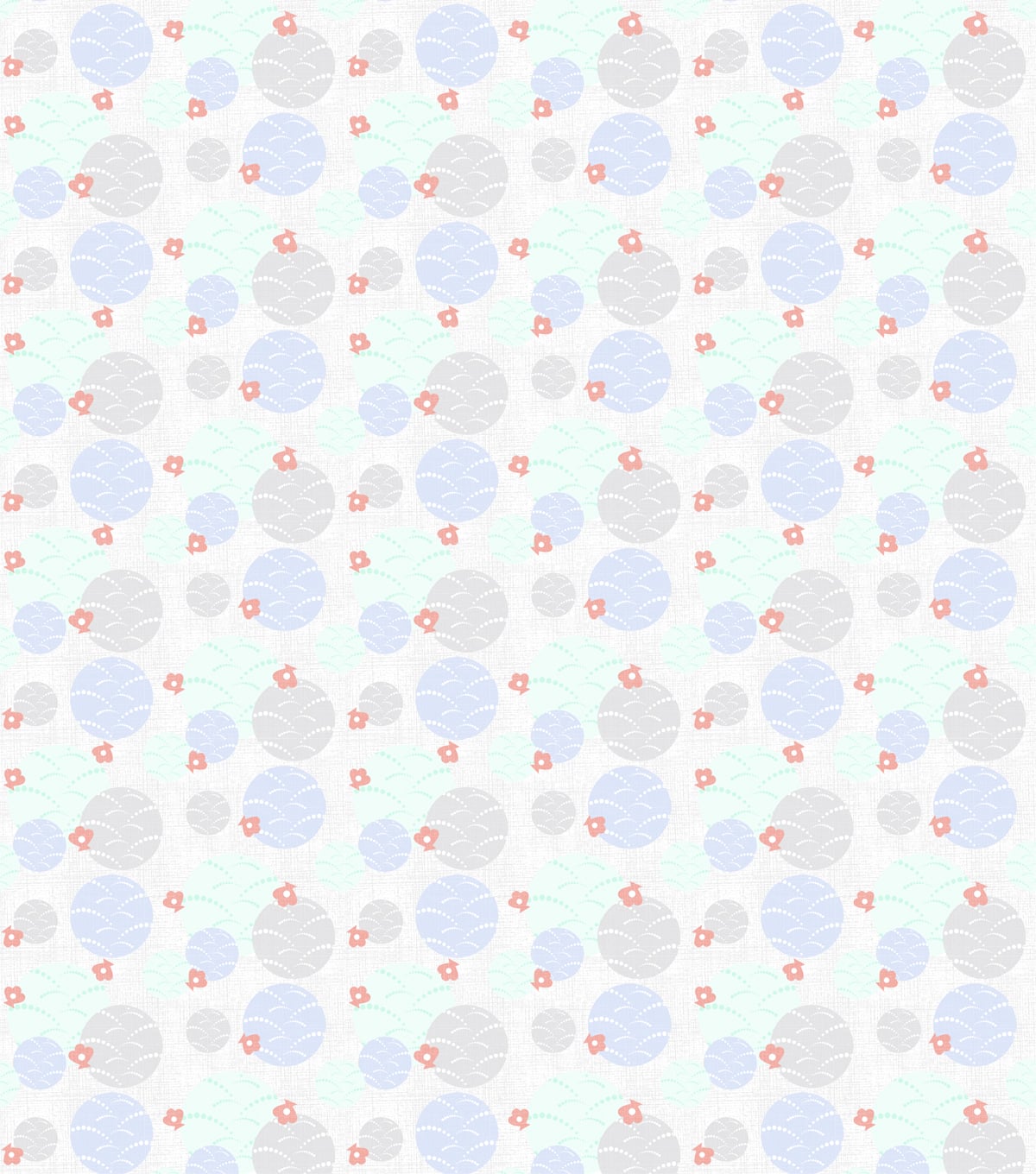 Springs Creative Mermaid Fun Circle Cotton Fabric