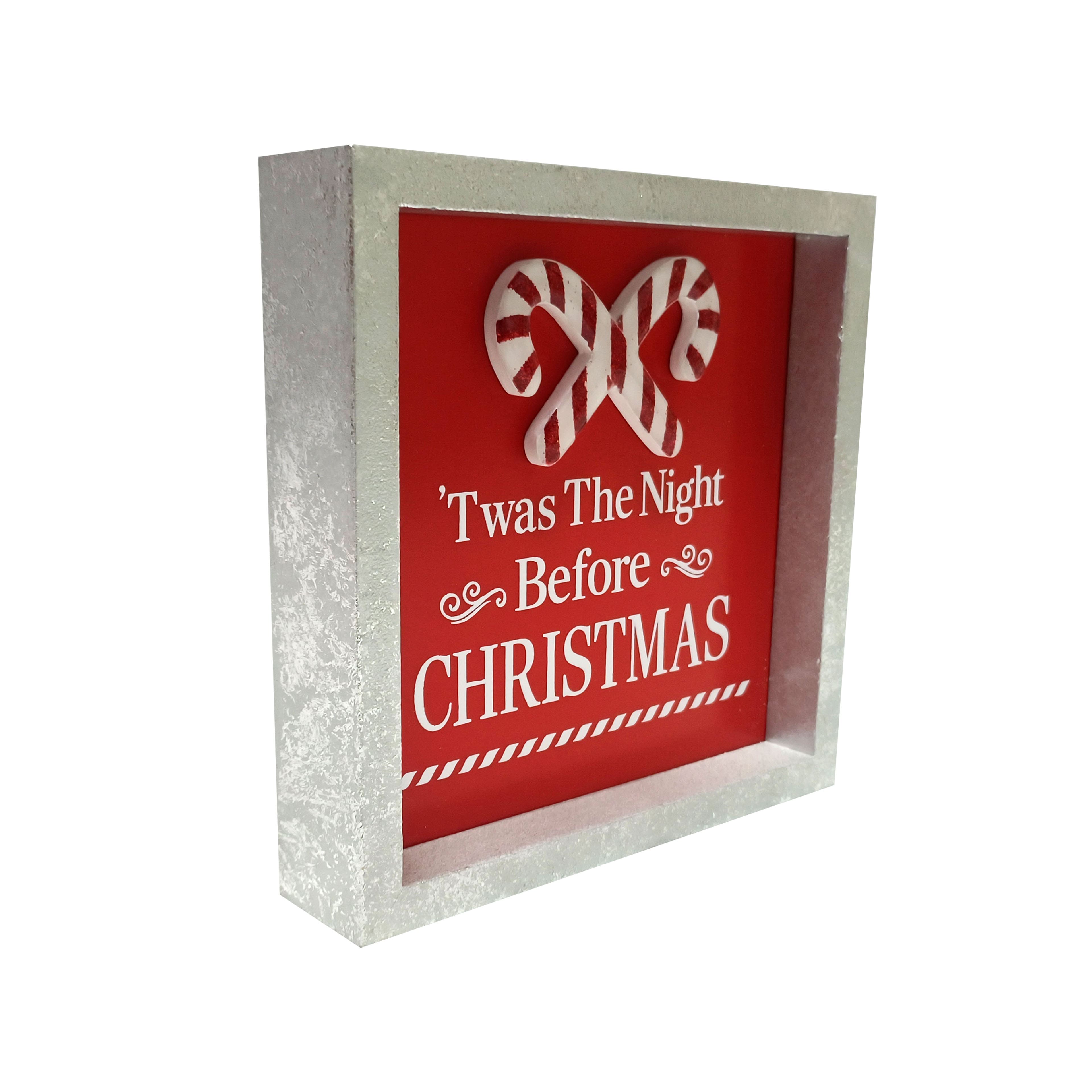 5.5&#x22; Candy Cane Night Before Christmas Tabletop D&#xE9;cor by Ashland&#xAE;