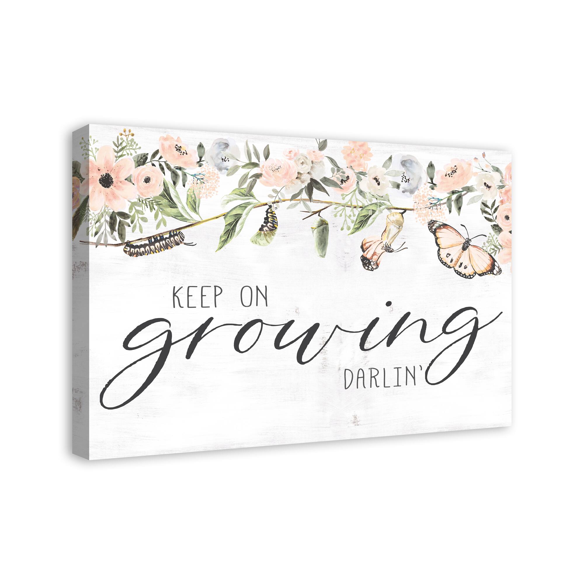 Keep on Growing Darlin 20" x 30" Canvas Wall Art