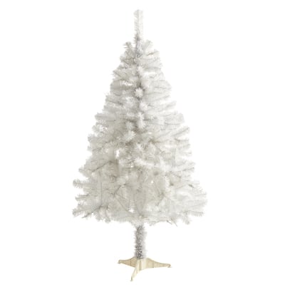 5ft. Unlit White Artificial Christmas Tree Michaels