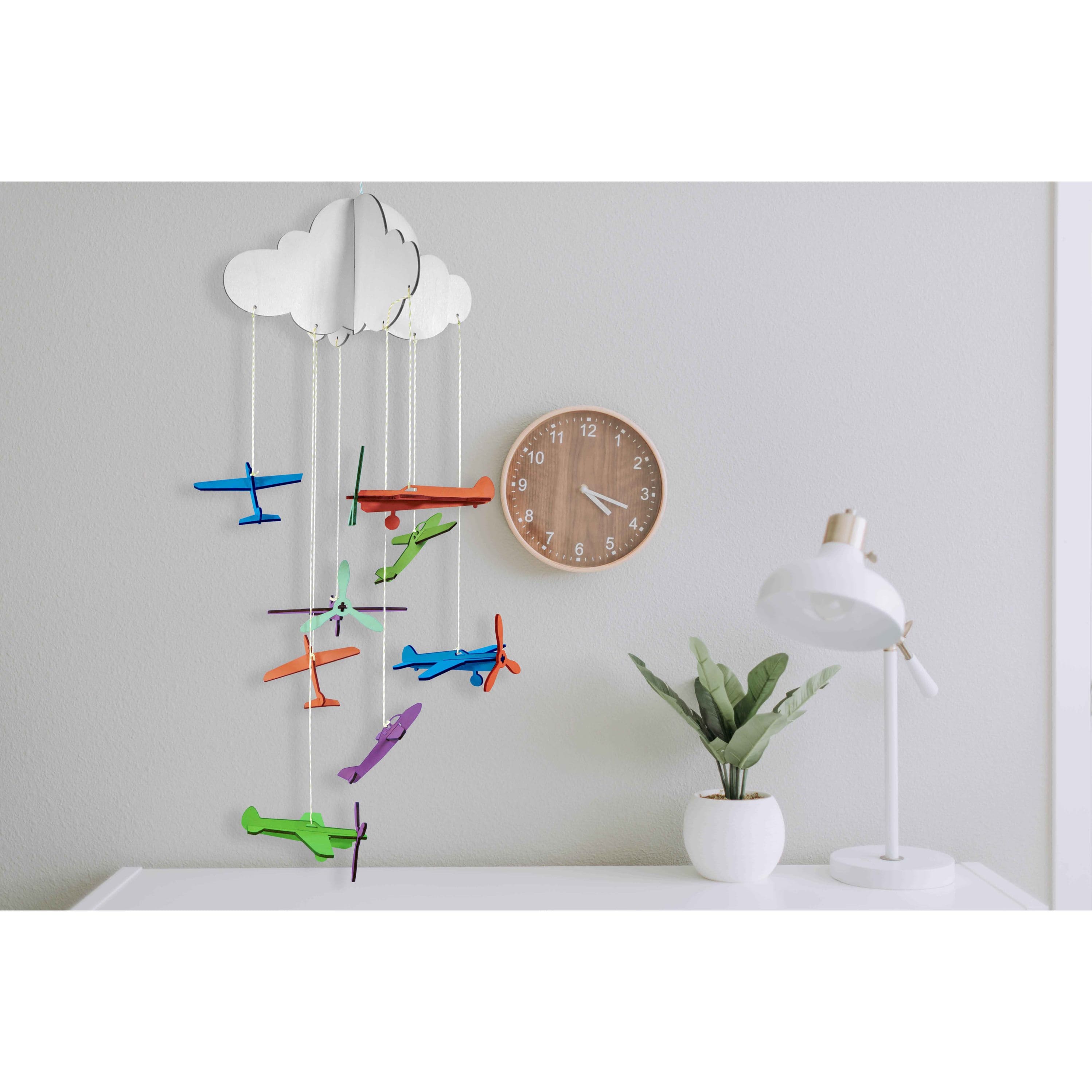 Leisure Arts&#xAE; Airplane Wood Mobile