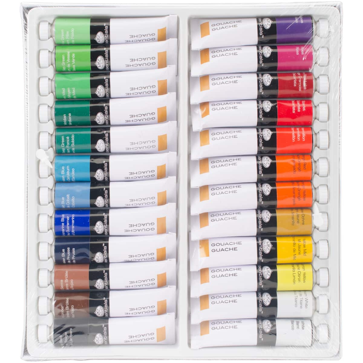 Royal & Langnickel® 24 Color Gouache Acrylic Paint Set