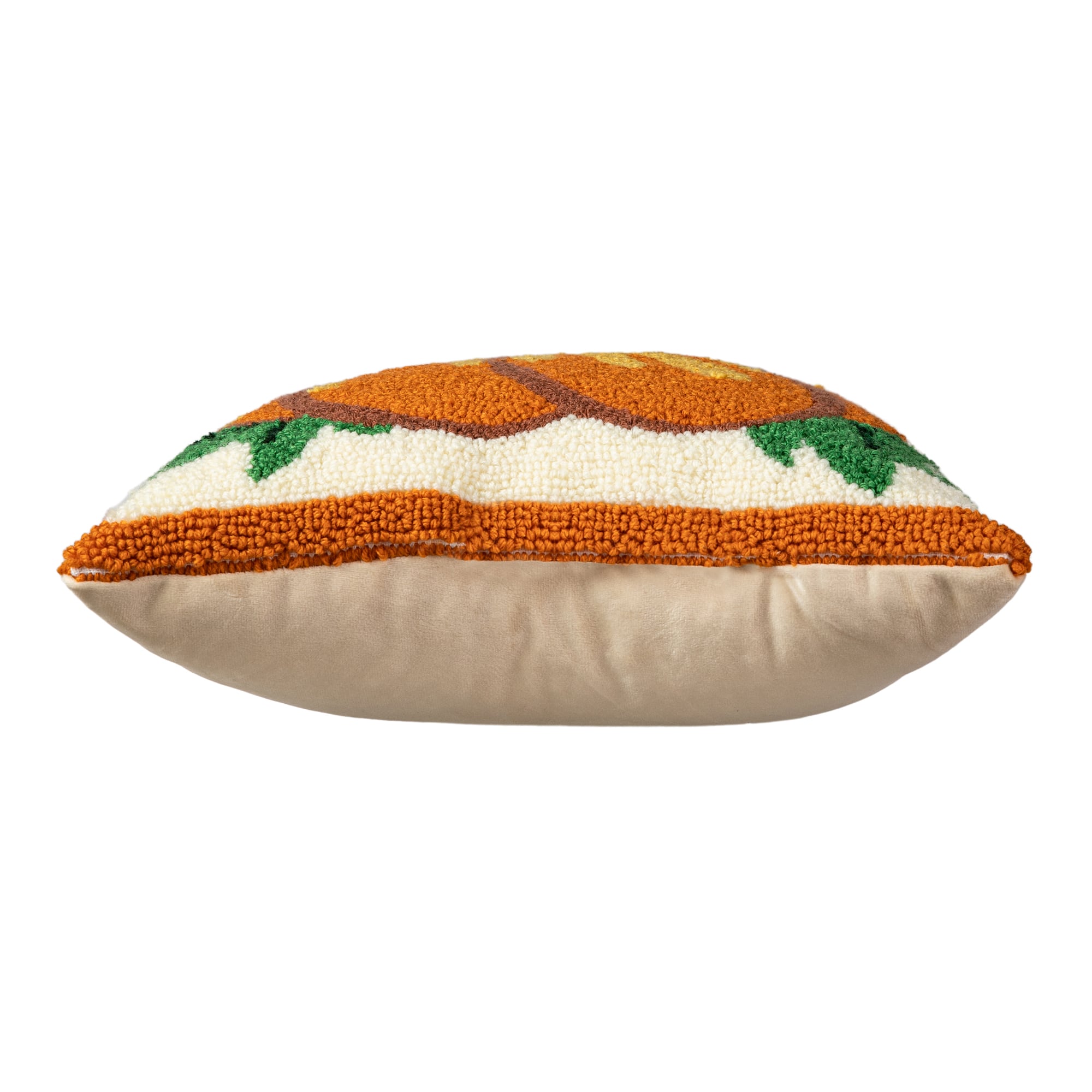 Glitzhome® 14" Fall Hooked Pumpkin Pillow