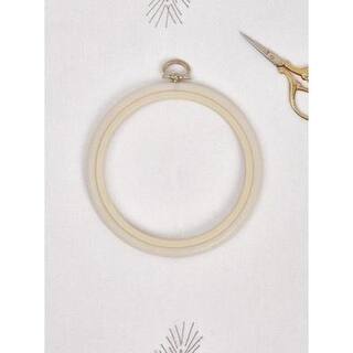 Nurge Flexi Hoop Telaio Da Ricamo Quadrato Rosa, 23x25 Cm, Per Punto Croce E Display, Con Gancio Per Appendere