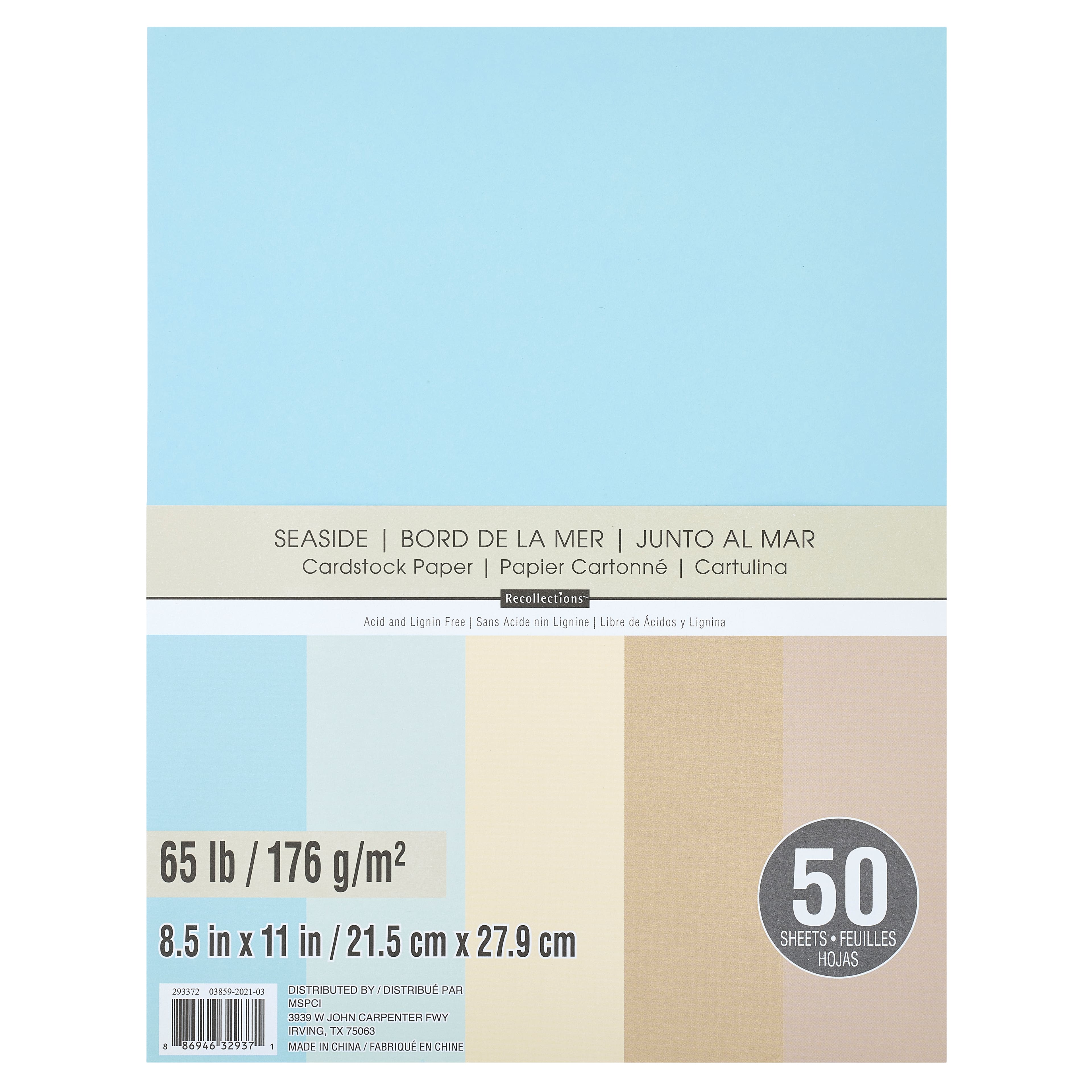 Recollections 8.5 x 11 Cardstock Paper - 50 ct