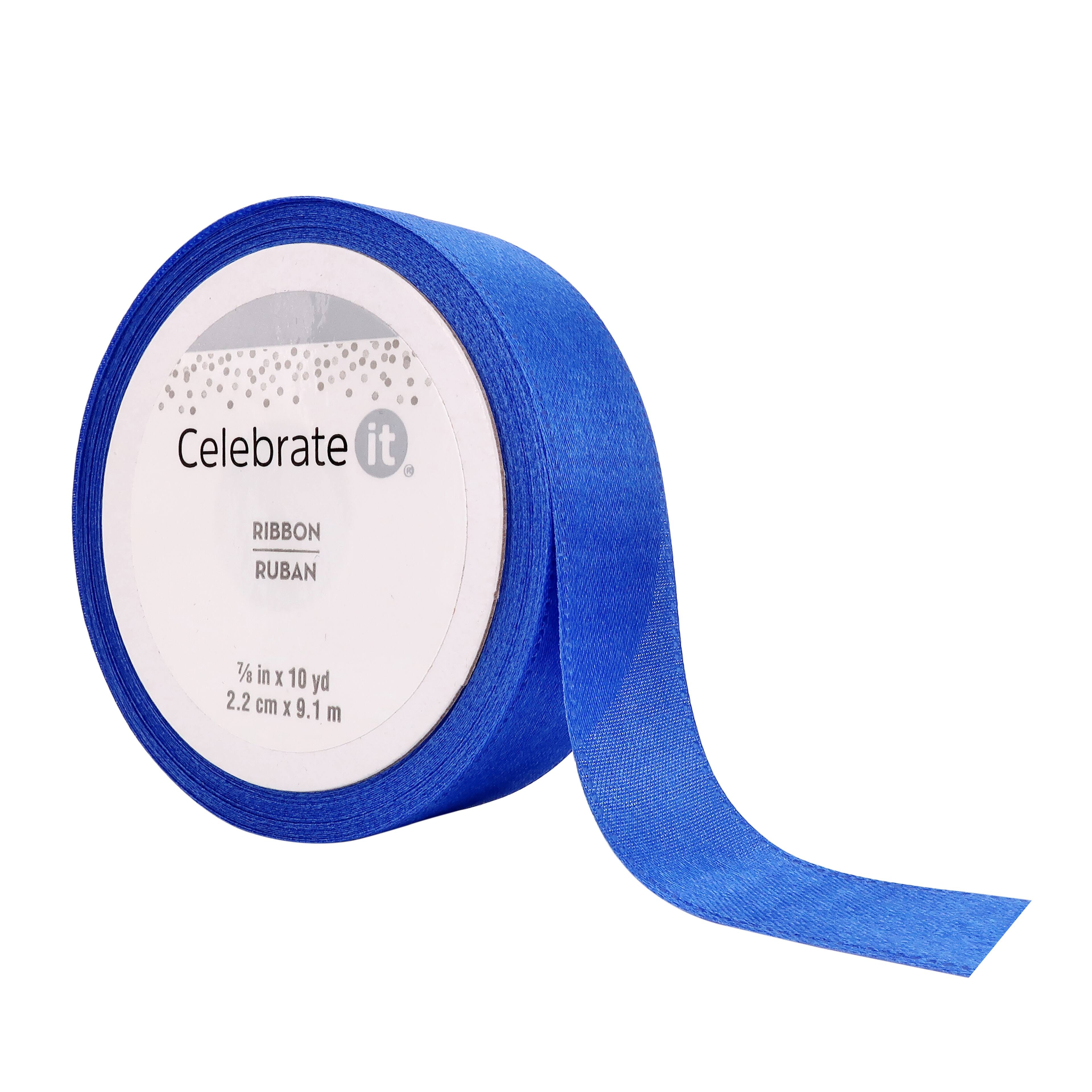 24 Pack: 7/8&#x22; x 10yd. Satin Ribbon by Celebrate It&#xAE;