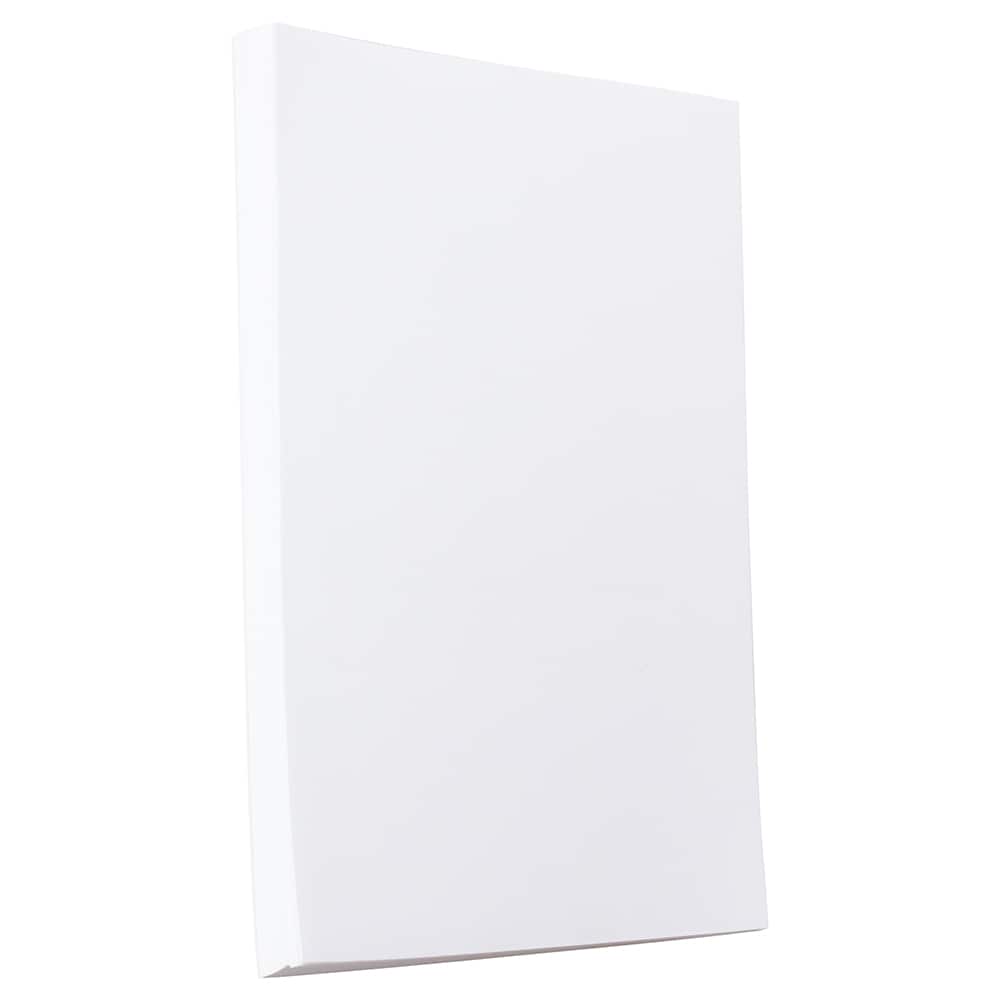 JAM Paper Ultimate White Wove 6" x 9" 24lb. Strathmore Paper, 100 Sheets