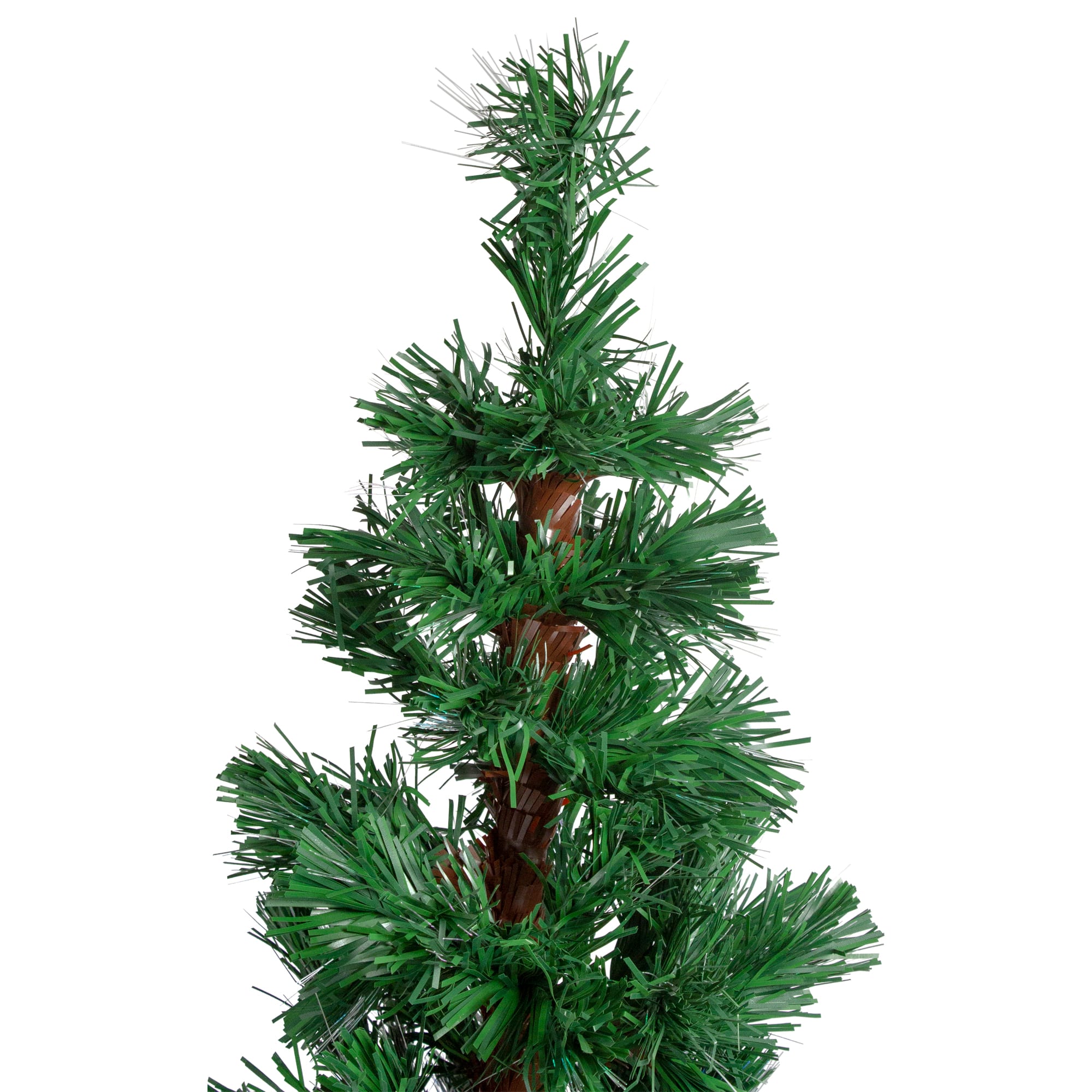 5ft. Fiber Optic Color Changing Slim Spiral Artificial Christmas Tree